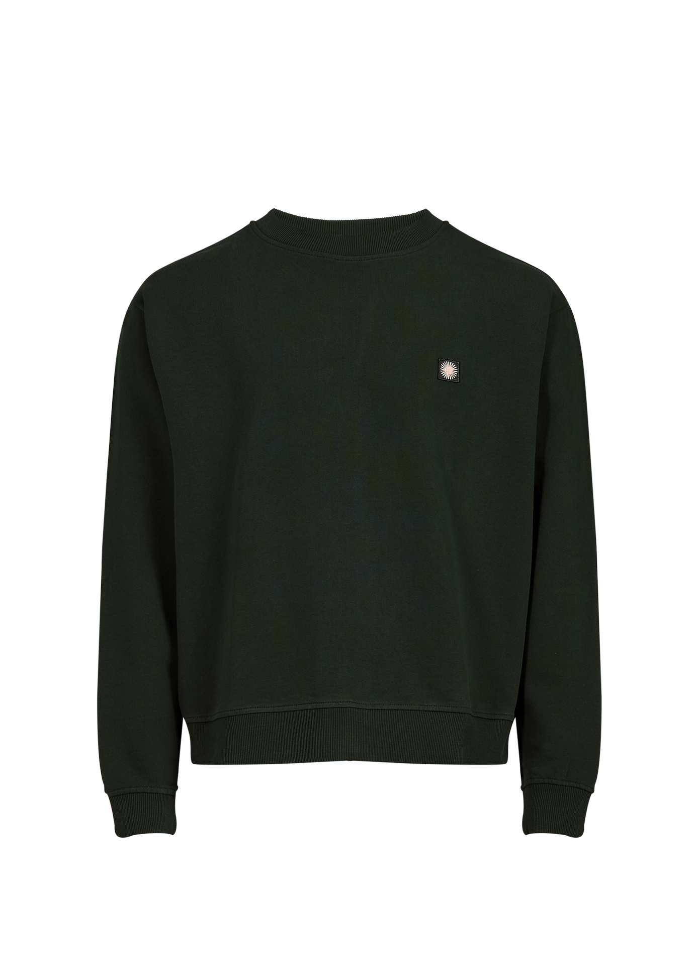 Relaxed cotton Leon sweatshirt THINKING MU Green