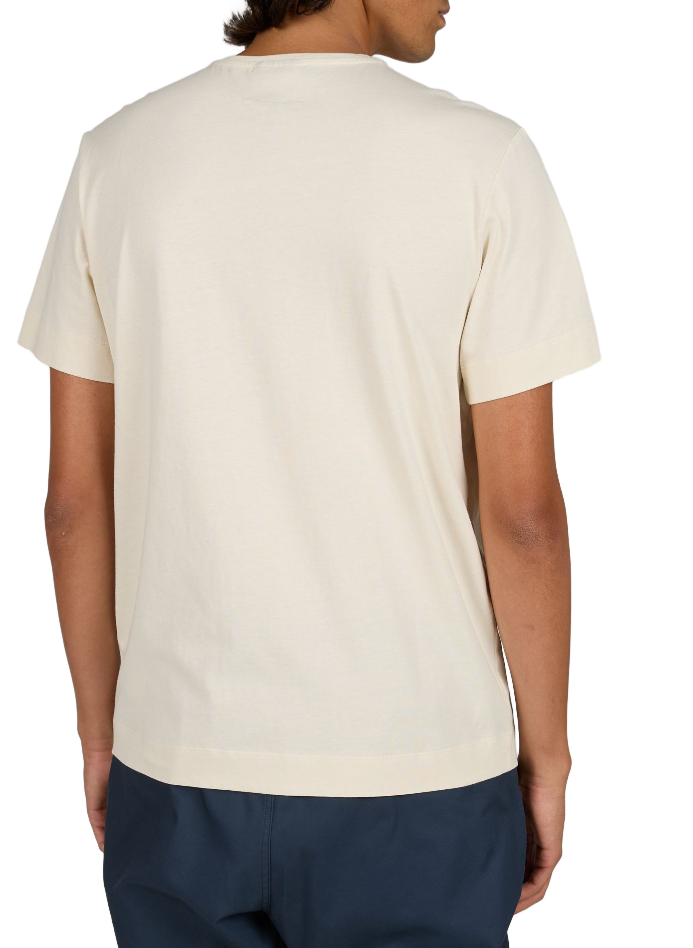 Straight fit blended cotton t-shirt PARAJUMPERS Beige