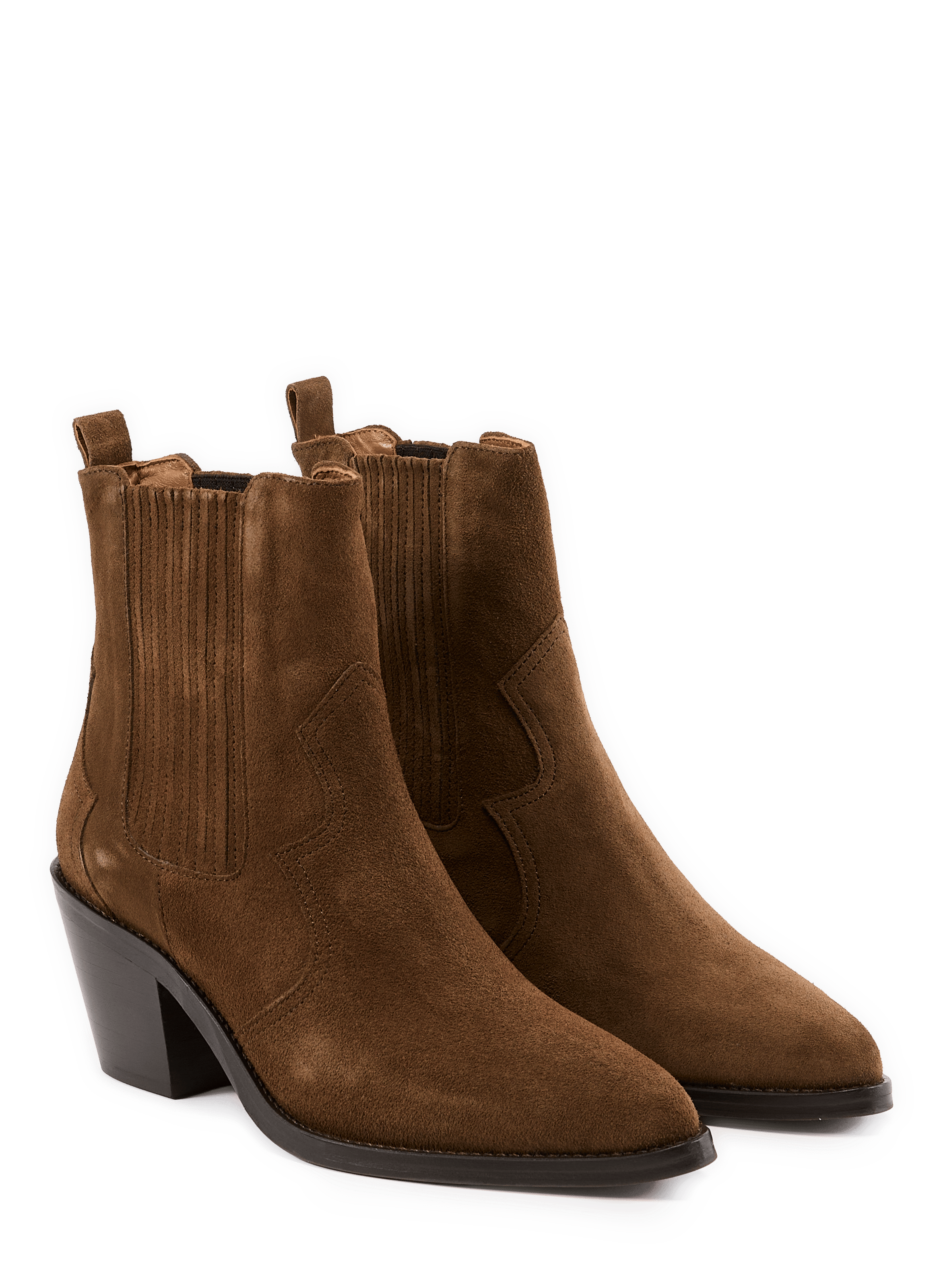Bottines en cuir BOBBIES Braun