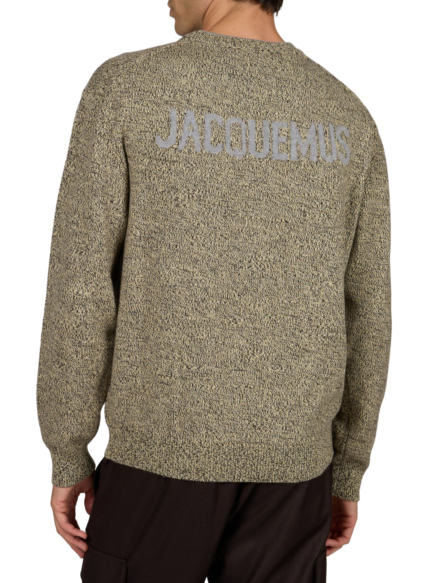 Ruime Moulin-trui met ronde hals van merinowol JACQUEMUS Beige