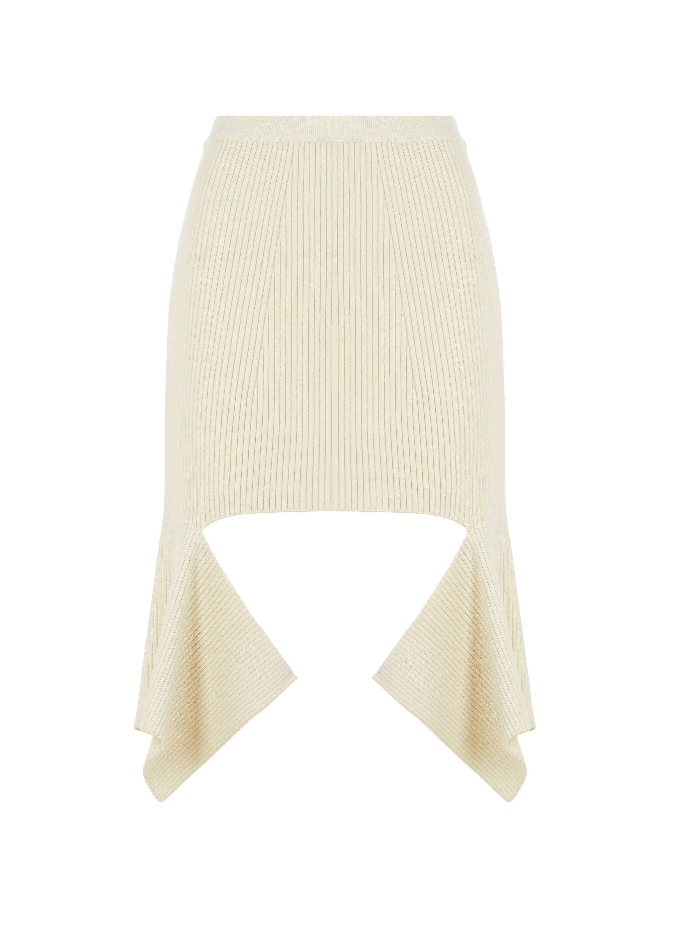 Jupe en laine mélangée