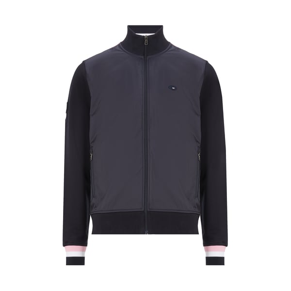 Veste zippée bi-matière
