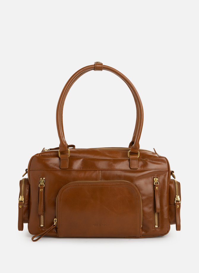حقيبة يد جلدية من تصميم NAT & NIN