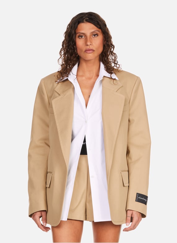 BLAZER WITH SHIRT INSERT ALEXANDER WANG for WOMEN Printemps