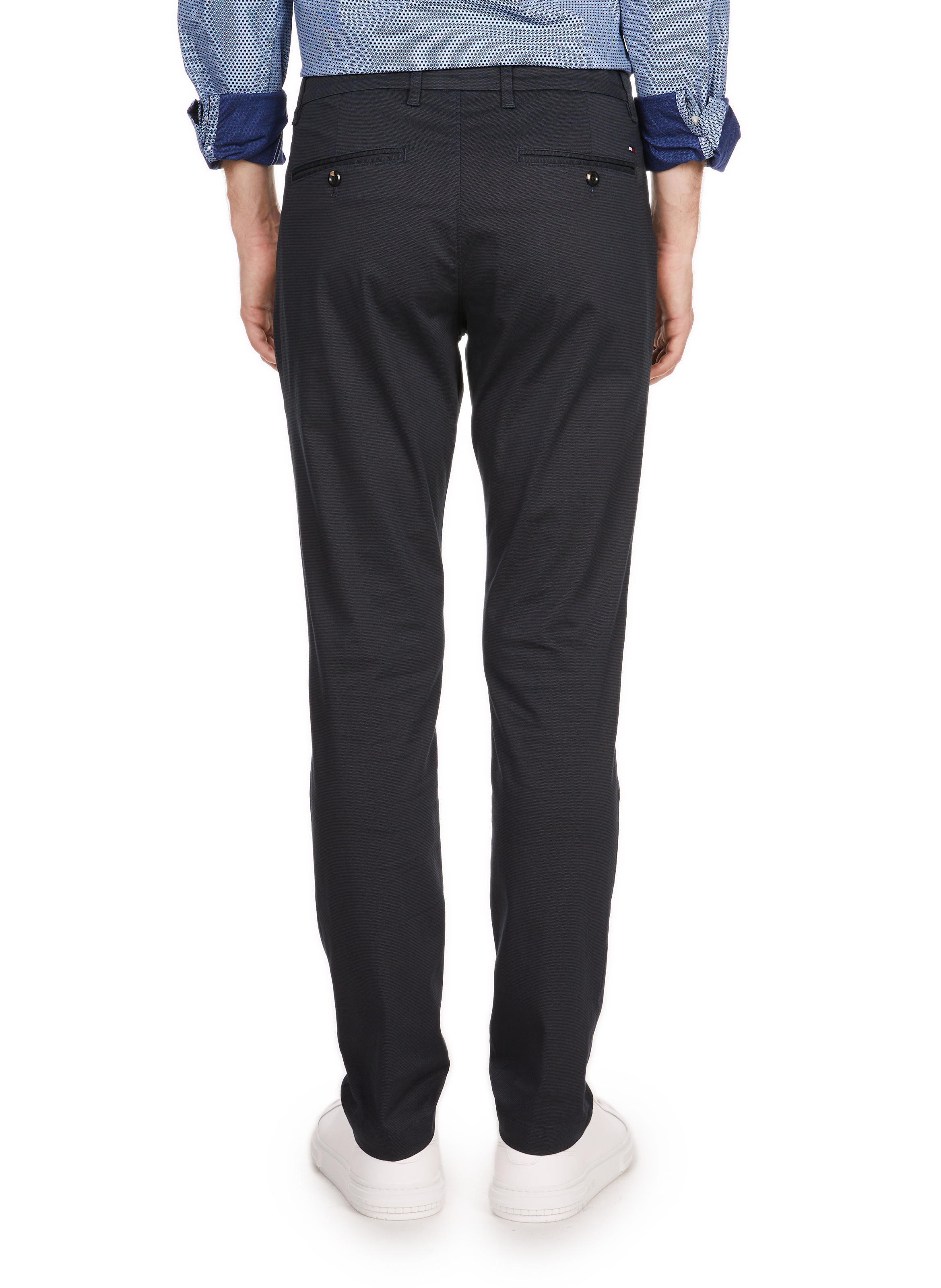 Bedford slim-fit cotton trousers TOMMY HILFIGER Blue