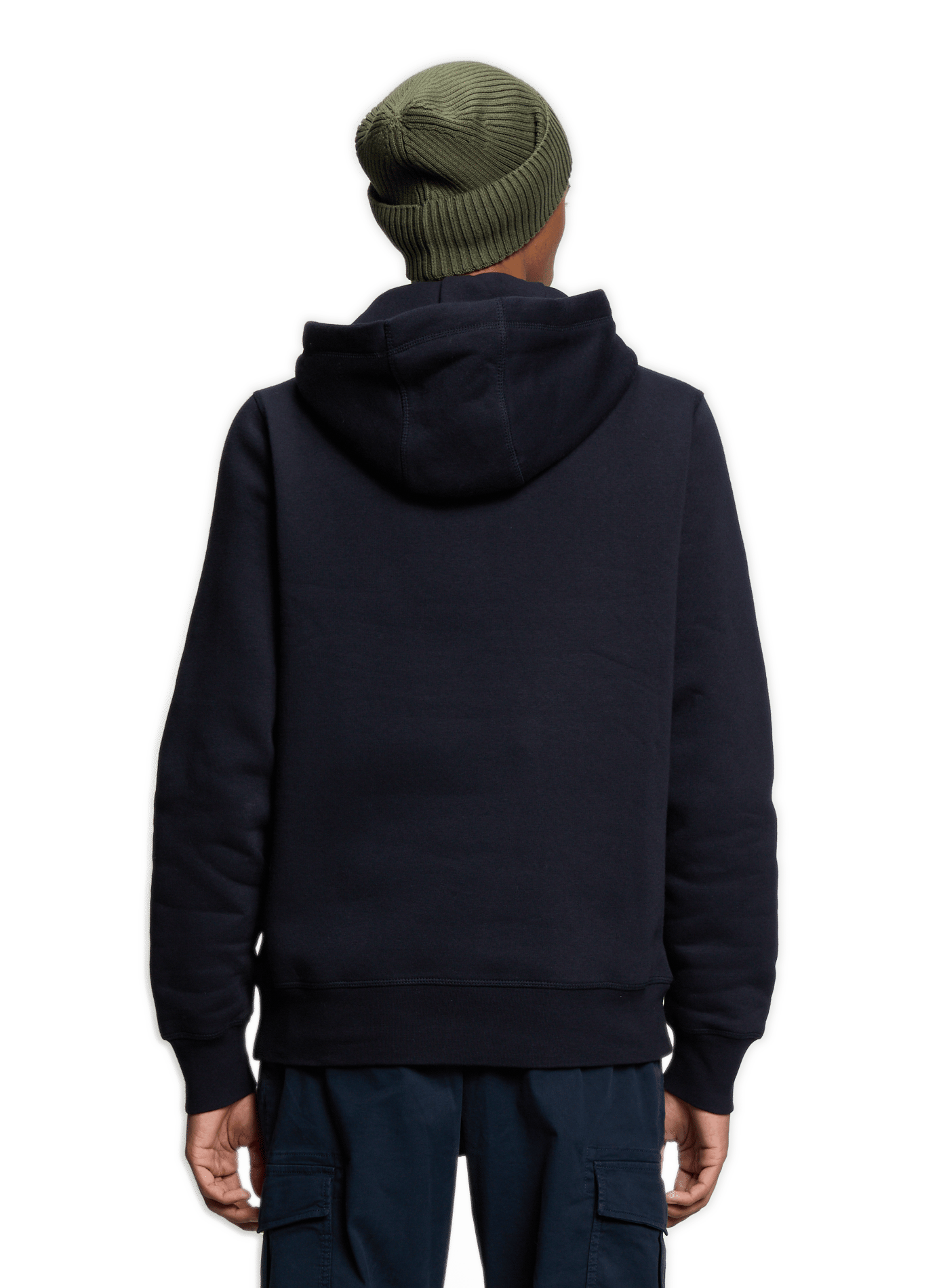 Organic cotton logo hoodie TOMMY HILFIGER Blue