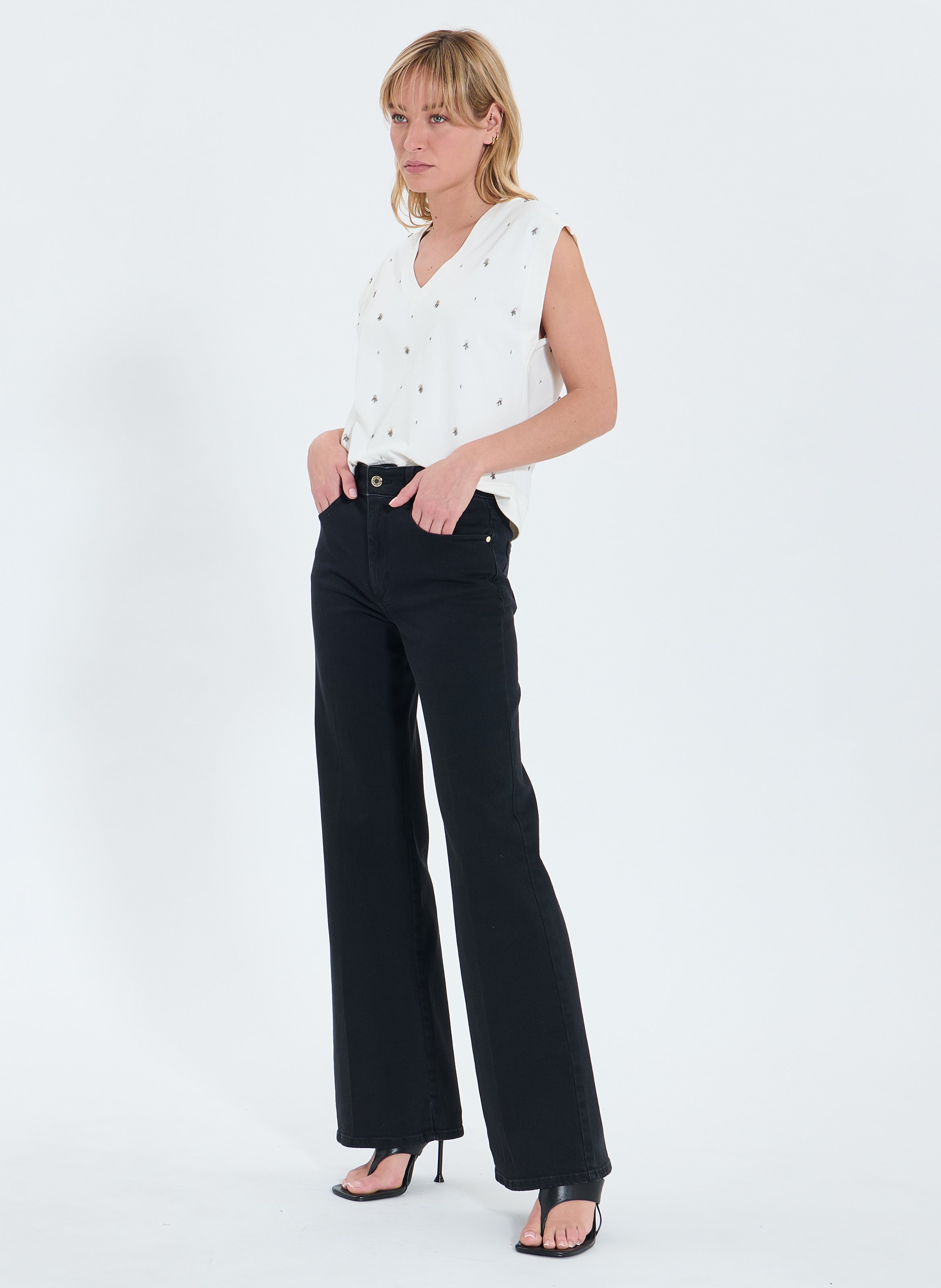 Top  trisha ZAPA Blanc