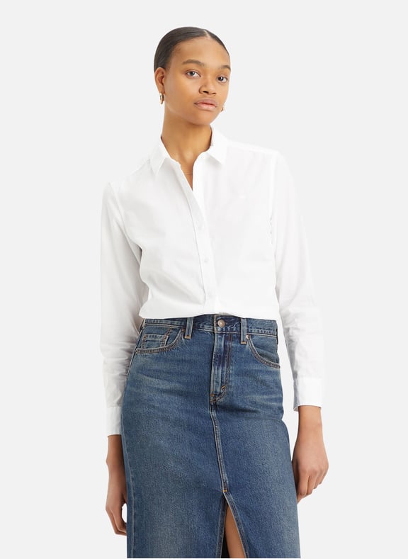 Chemise en coton unie Blanc by LEVI'S LEVI'S Chemise en coton unie Blanc