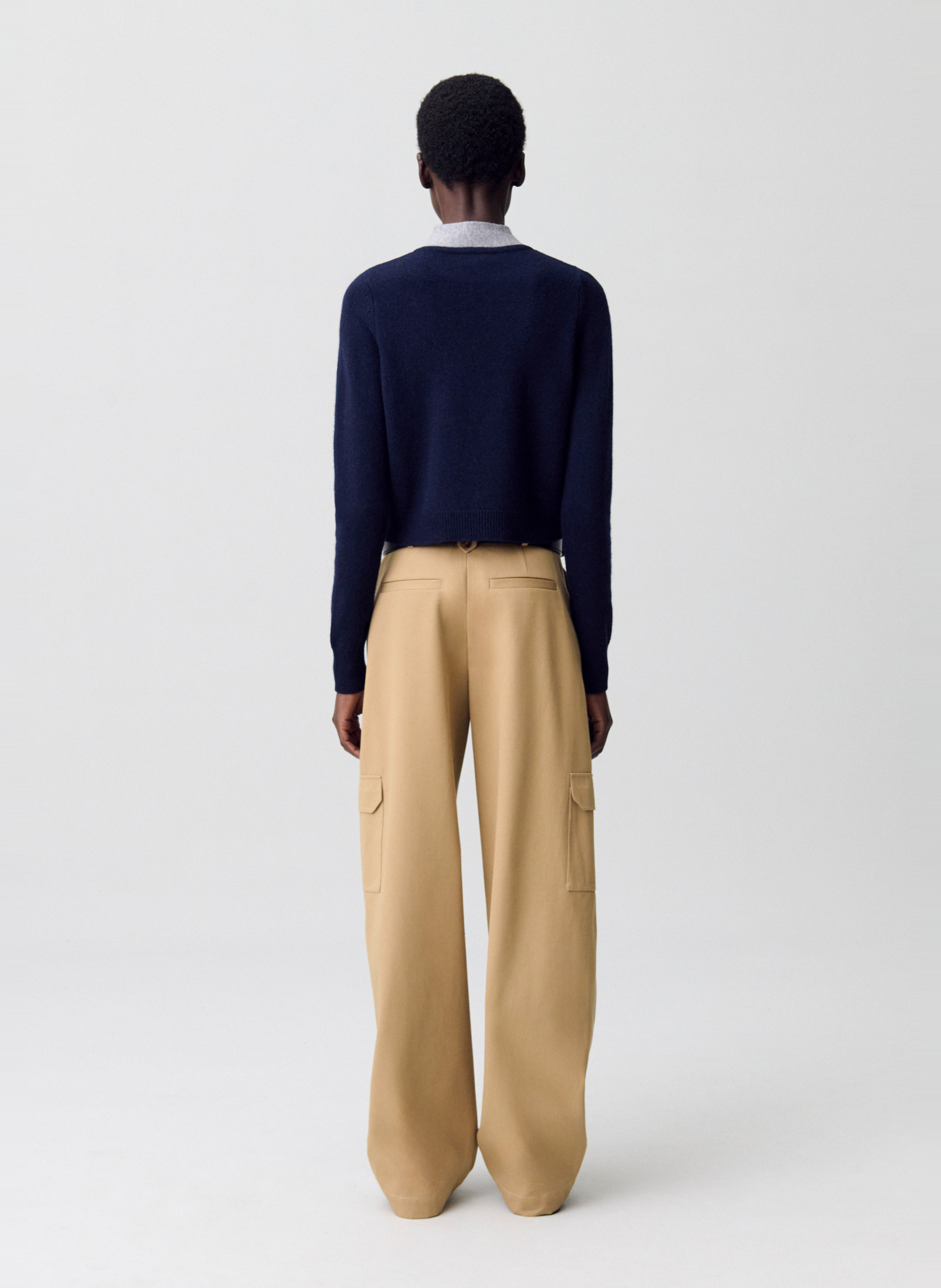 Pull col foulard en laine mélangée manouka CLAUDIE PIERLOT Multicolore