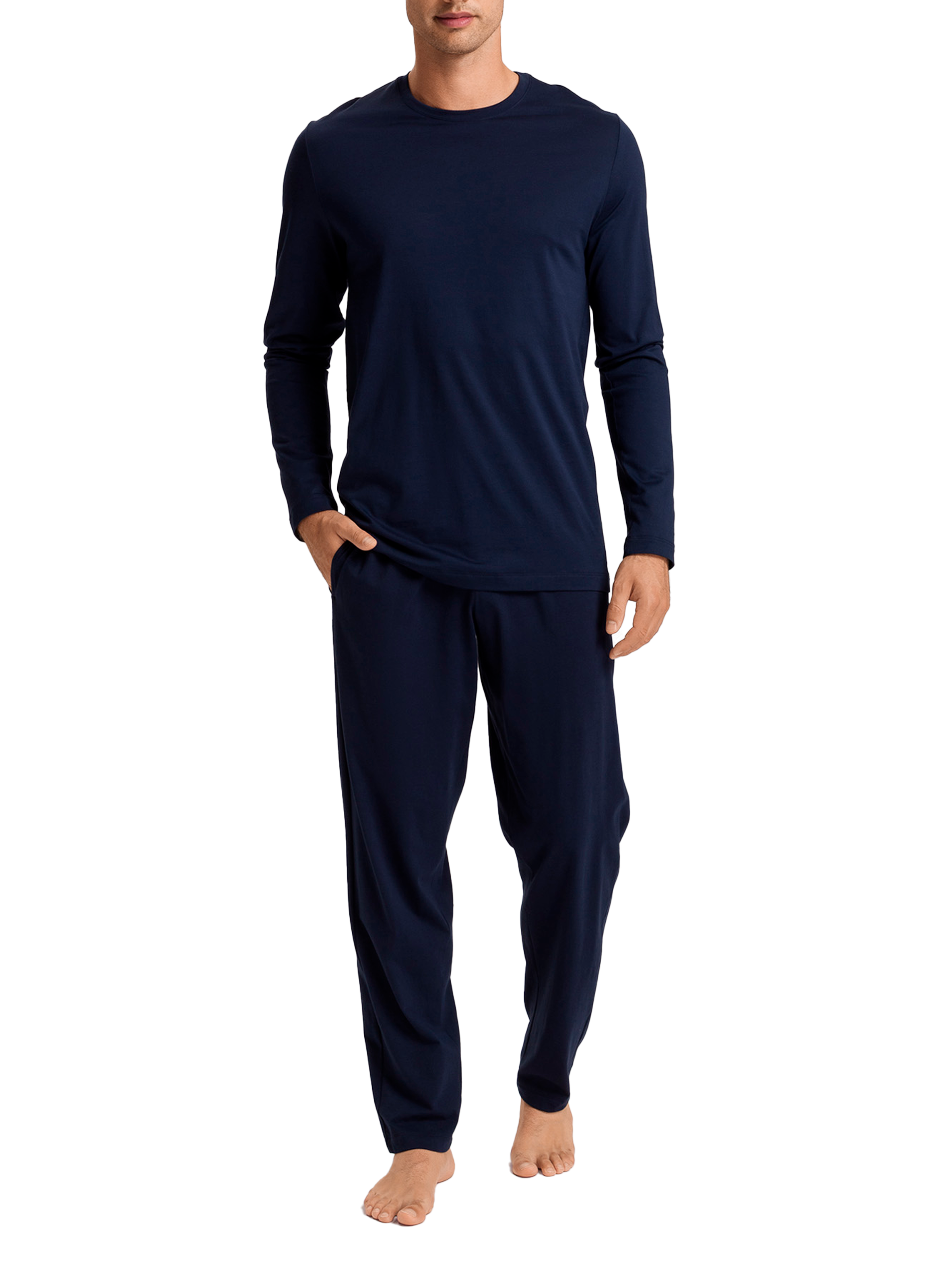 Cotton Trousers HANRO Blue