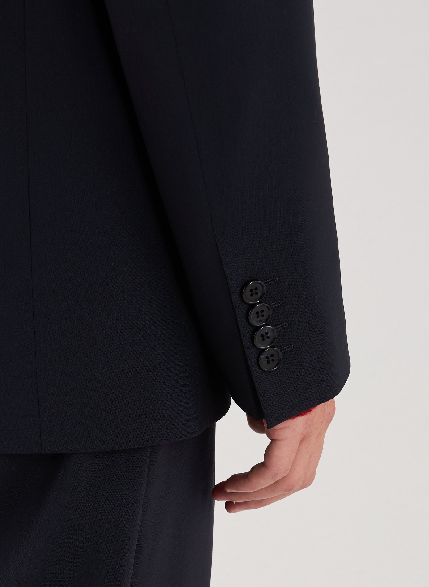 Veste de costumem en laine mélangée  AU PRINTEMPS PARIS Bleu