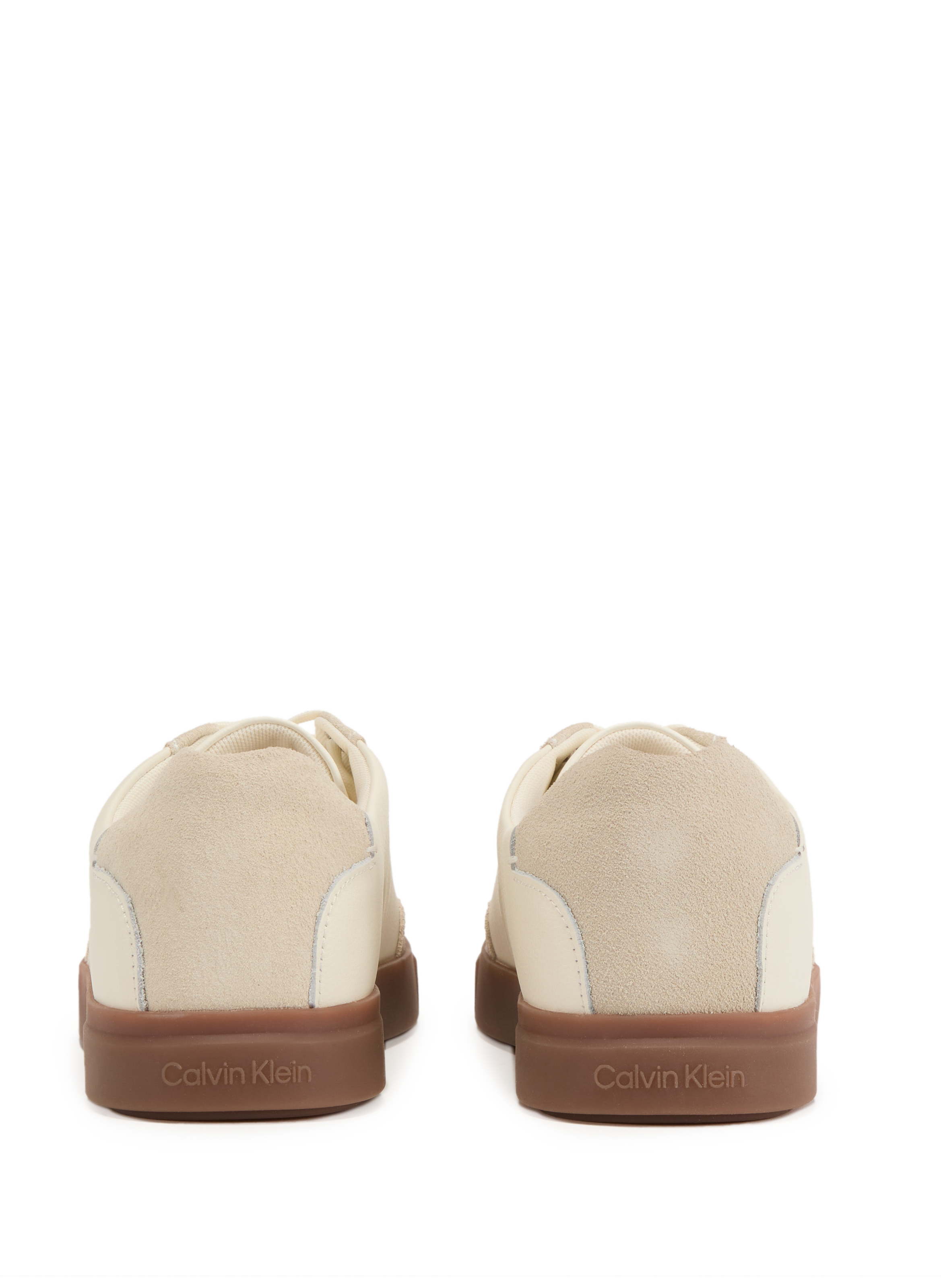Baskets en cuir  CALVIN KLEIN Beige