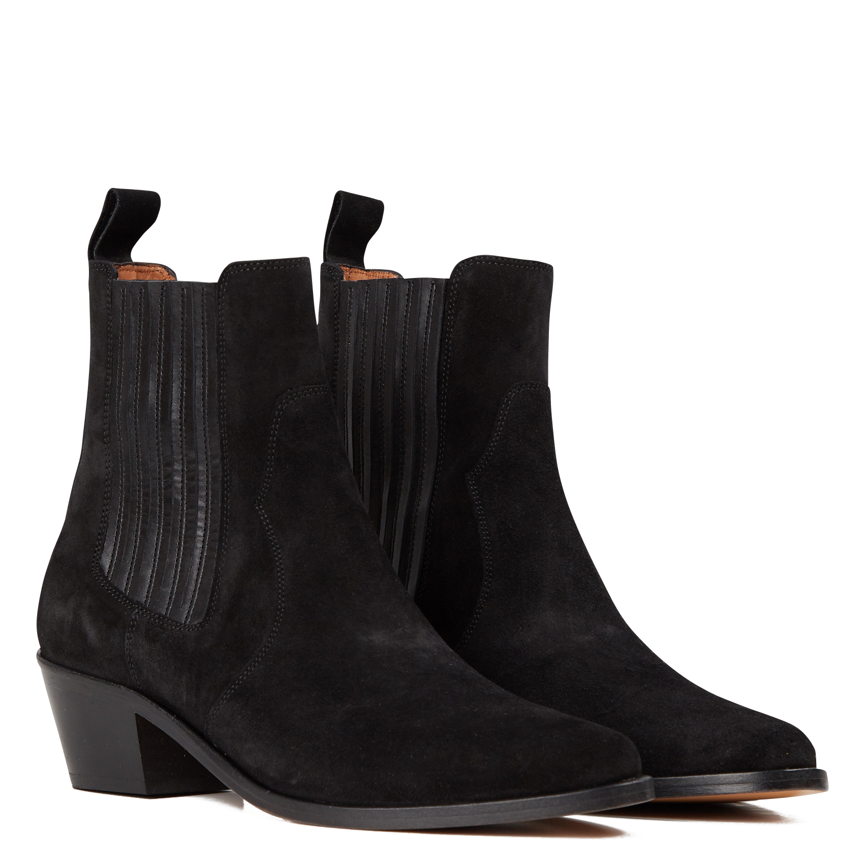 Santiags en cuir sofia ANTHOLOGY Noir