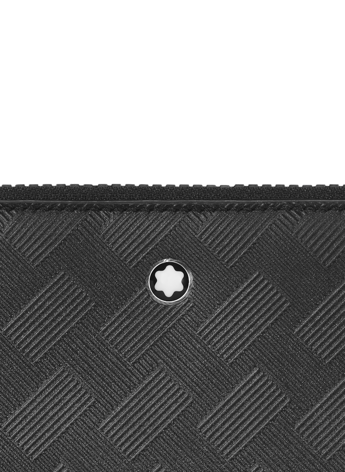 Pochette en cuir texturé MONTBLANC Noir