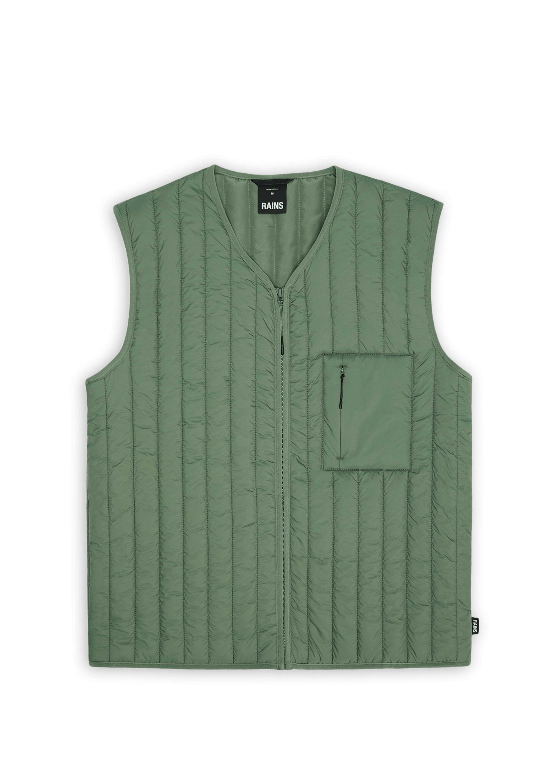 Veste matelassée sans manches RAINS Vert