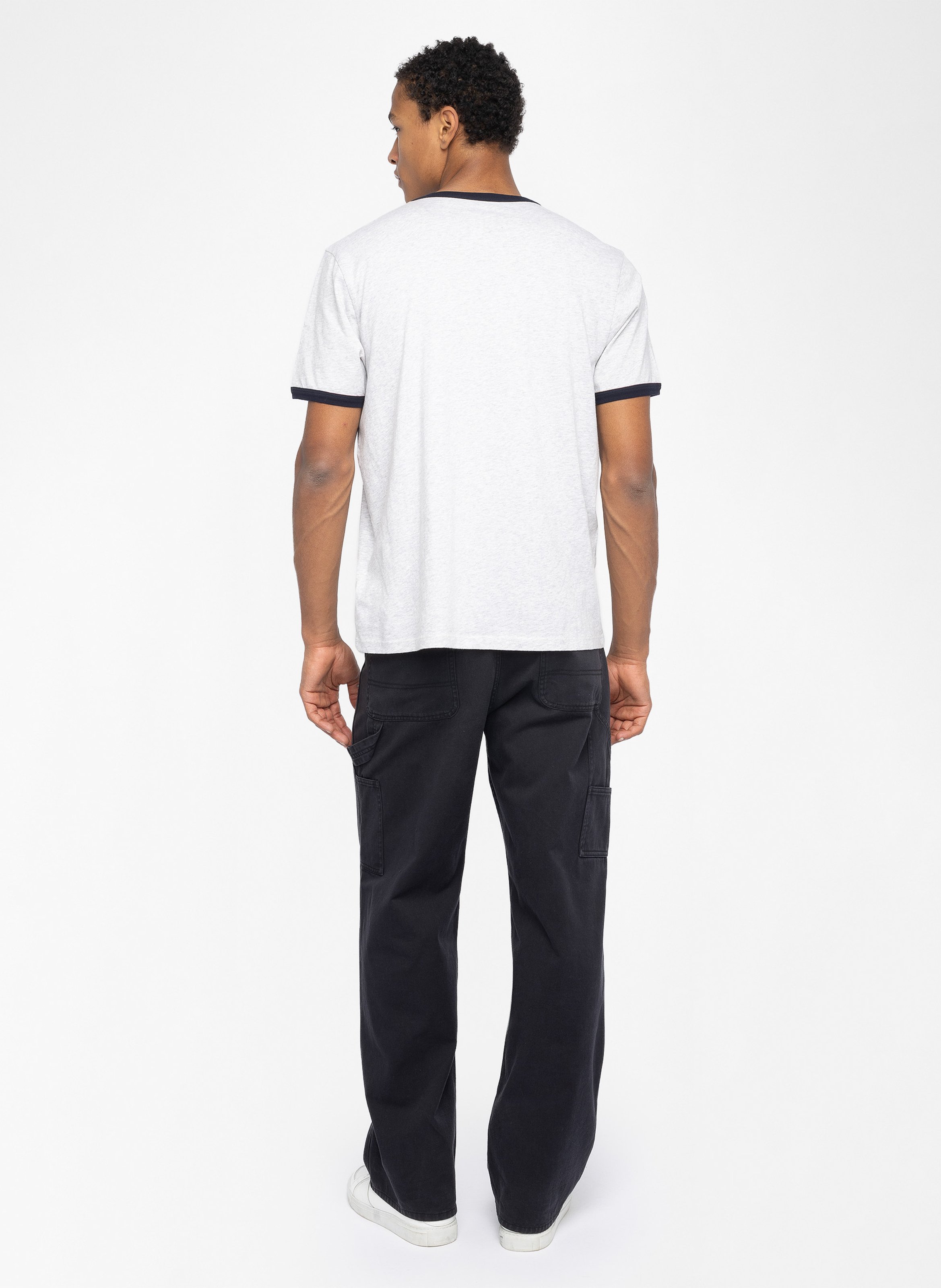 Tee-shirt col rond en coton woody ZADIG&VOLTAIRE Gris