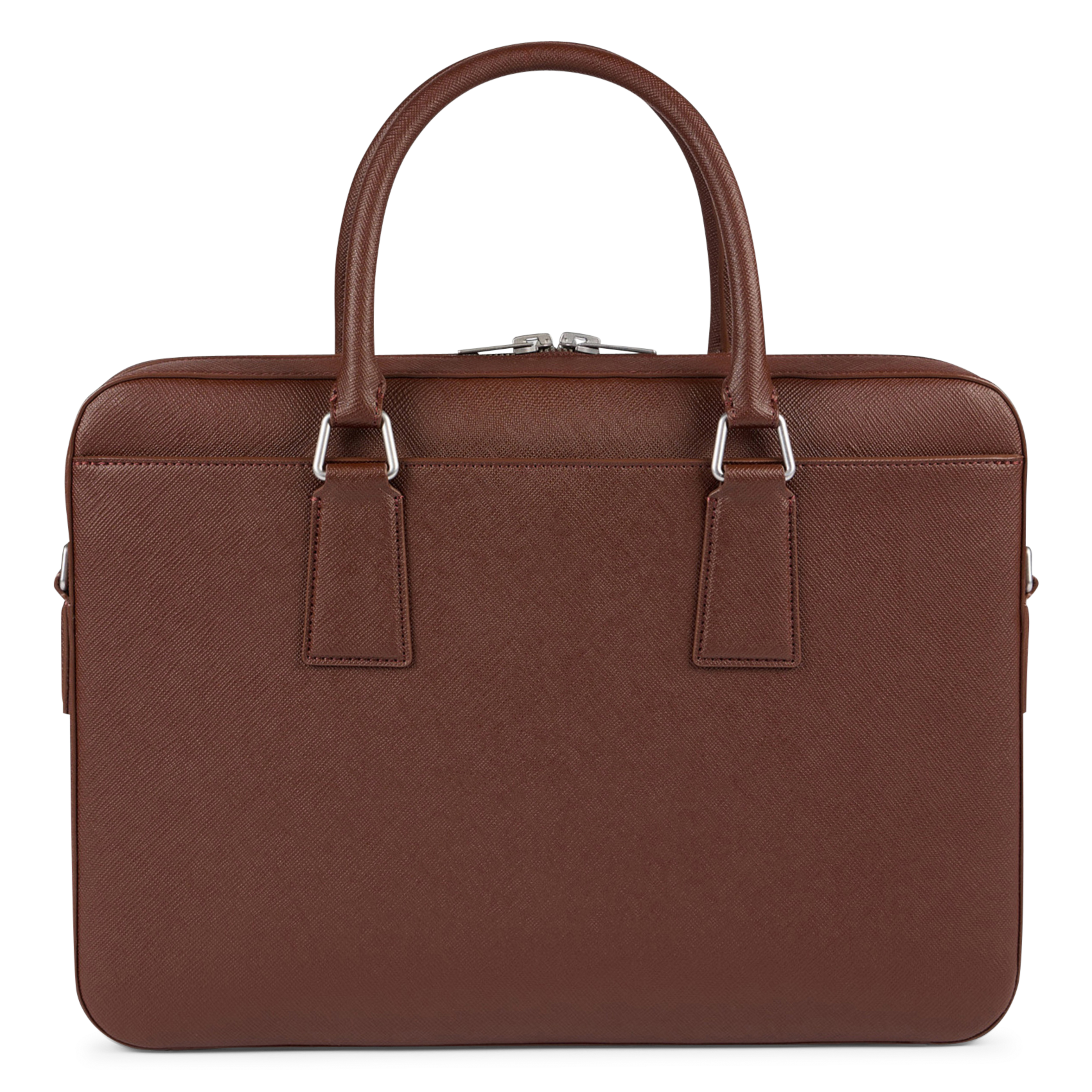 Sac ordinateur rigide SANDRO Marron