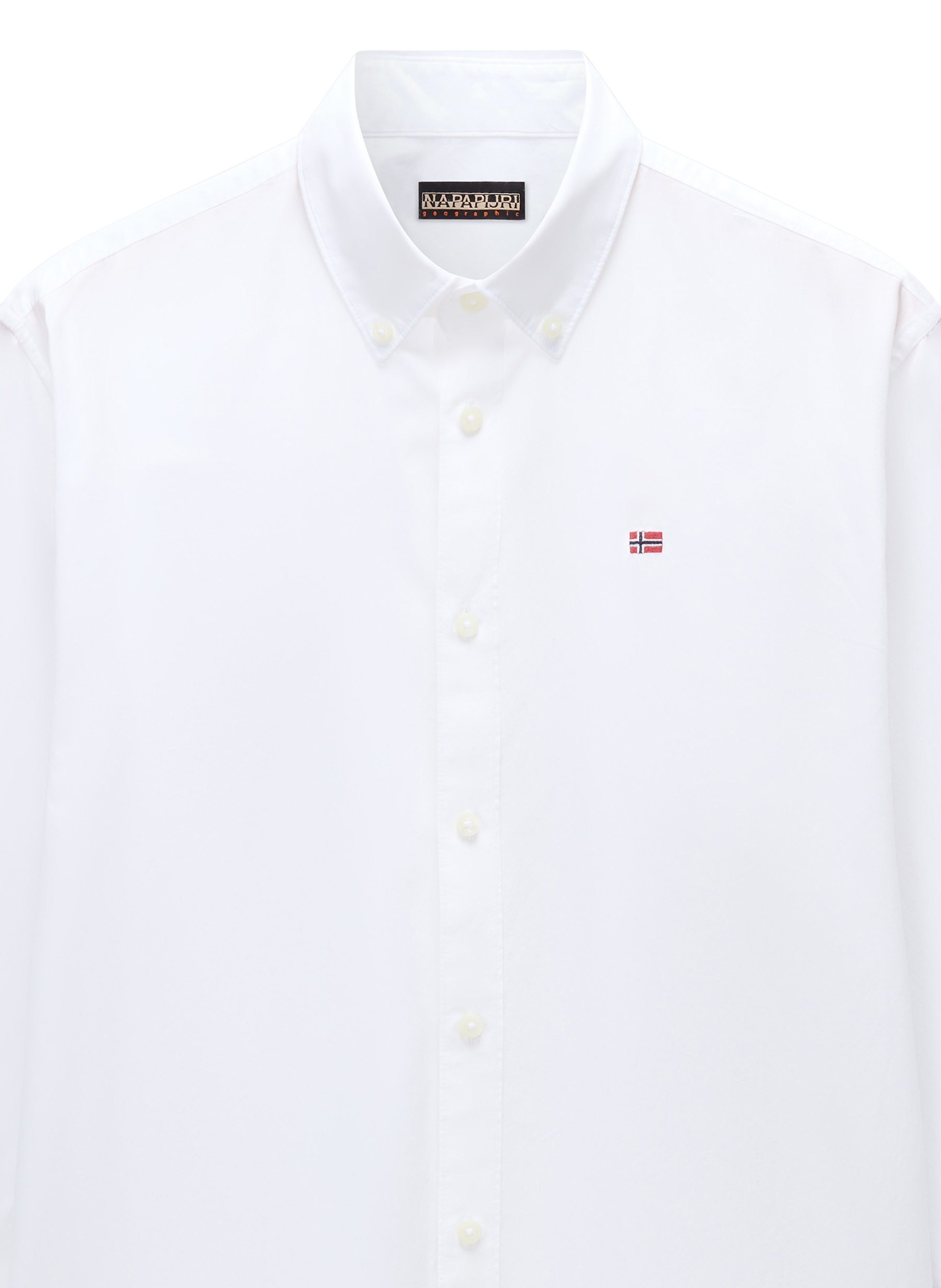 Chemise G-Terra en coton NAPAPIJRI Blanc