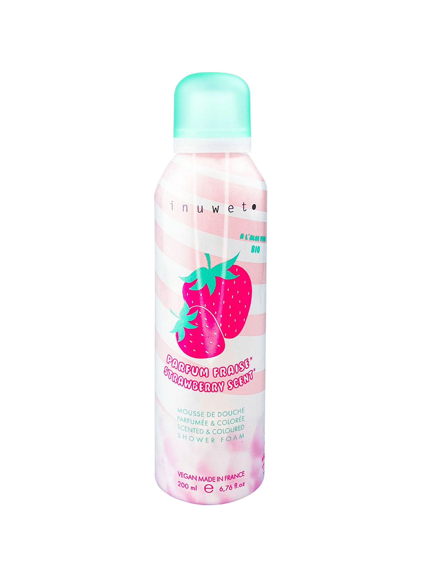 Mousse de douche Fraise INUWET No color