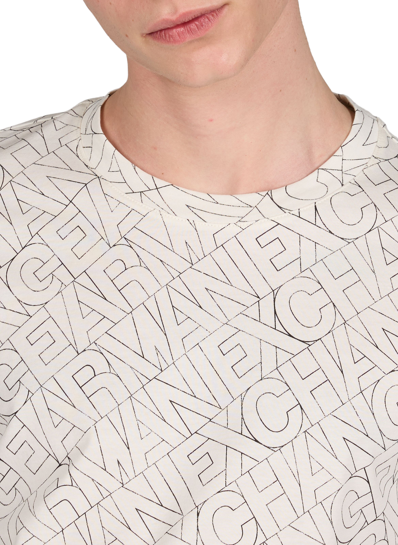 Printed cotton T-shirt ARMANI EXCHANGE Multicolour