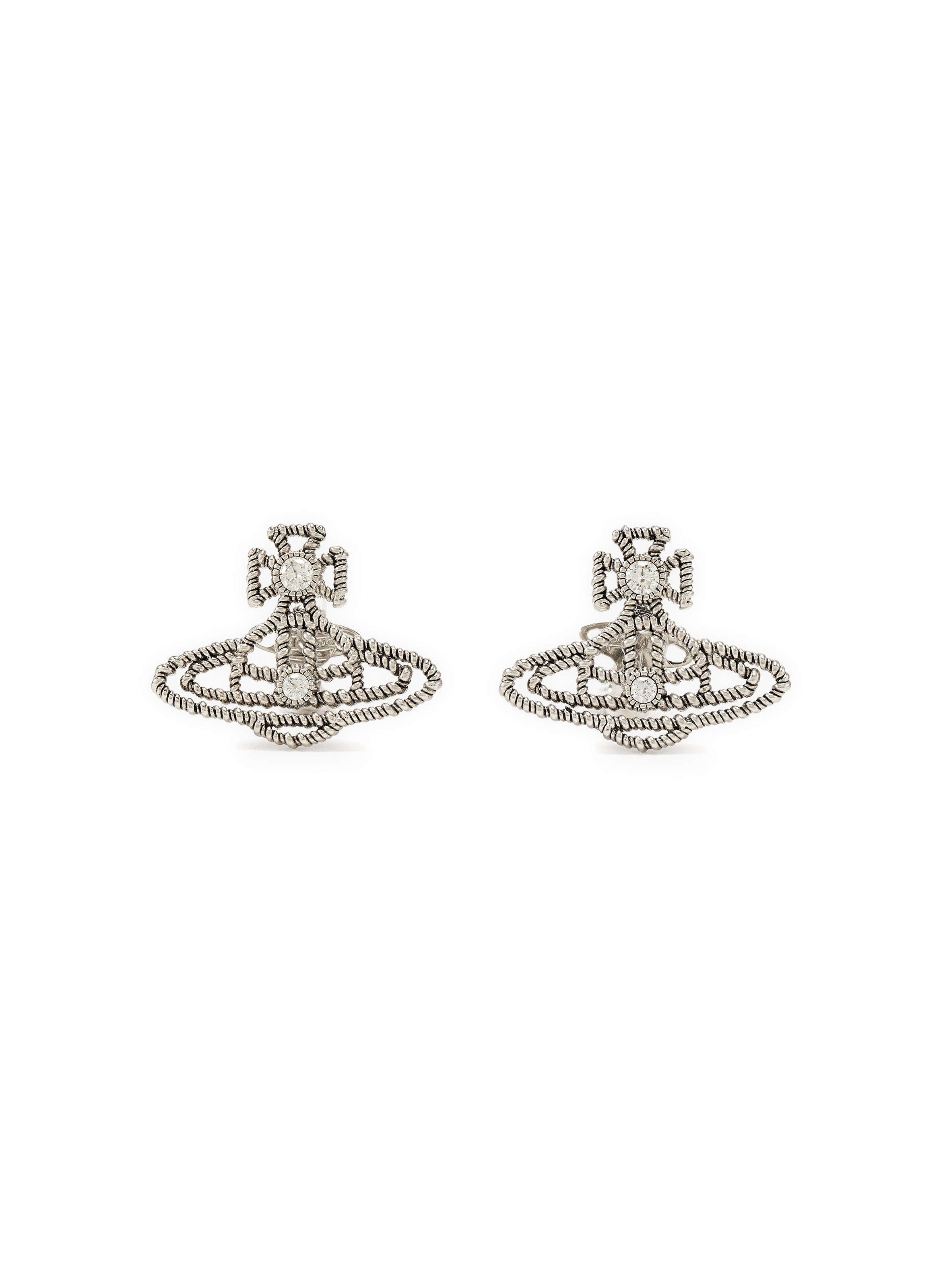 Ohrringe Coretta mit Logo VIVIENNE WESTWOOD Silber