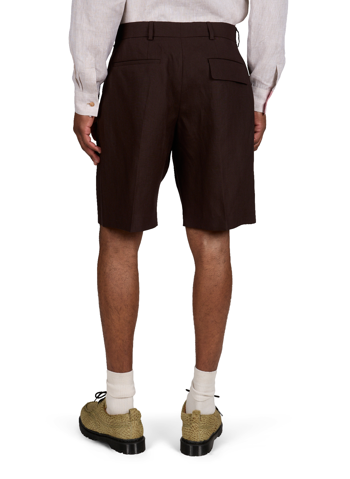 Short in linen PAUL SMITH Purple