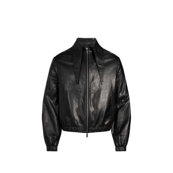 Veste ample en cuir Veste ample en cuir