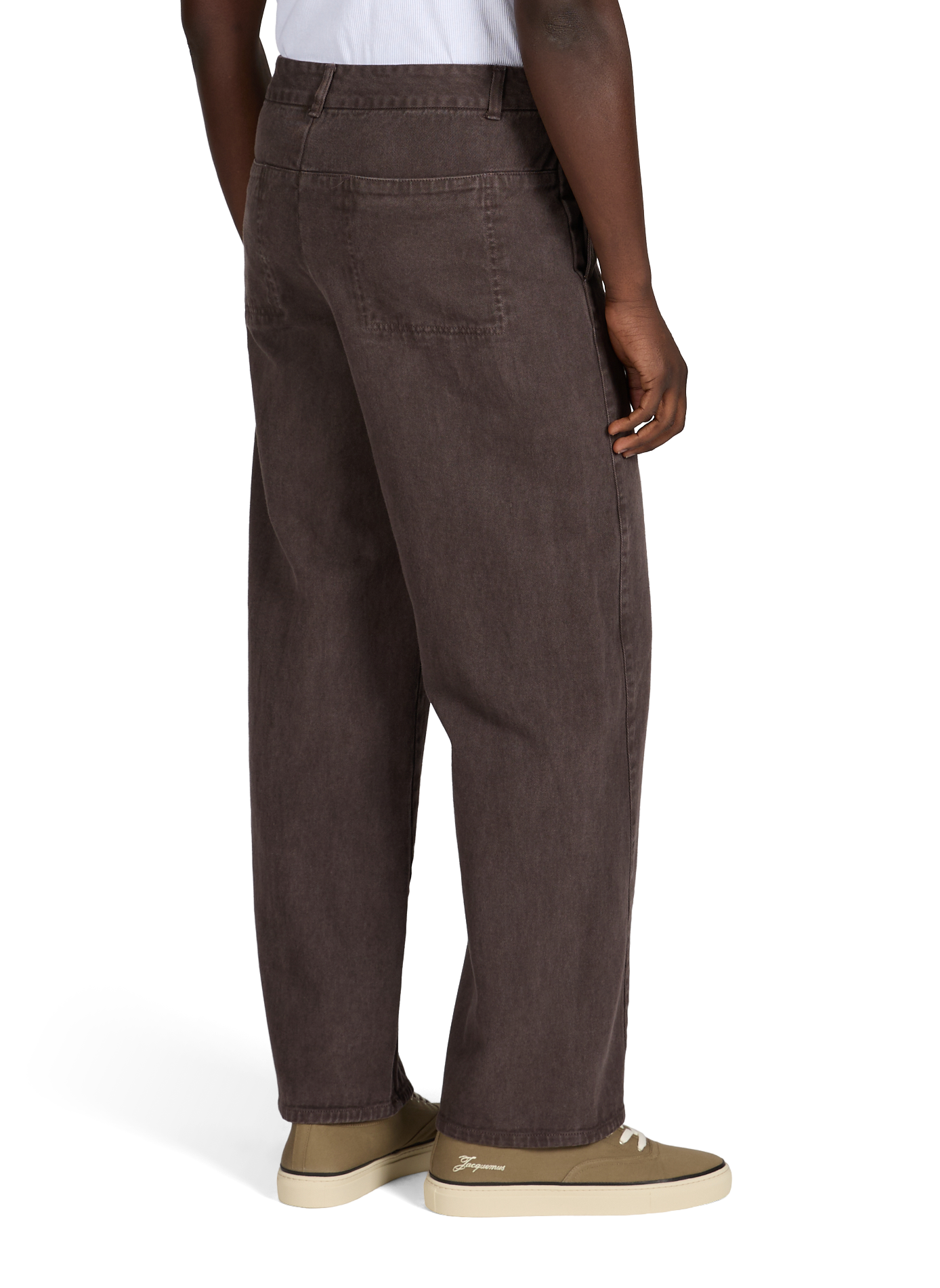 Loose cotton Jeans AMOMENTO Black