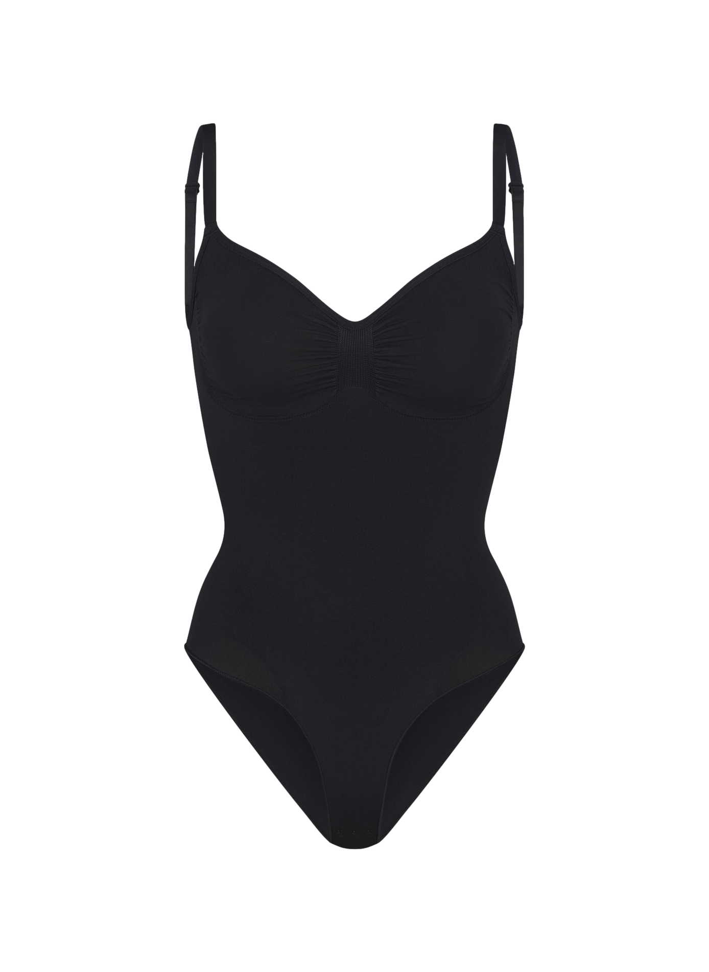 Solid Body Shaper with Adjustable Straps SKIMS Black