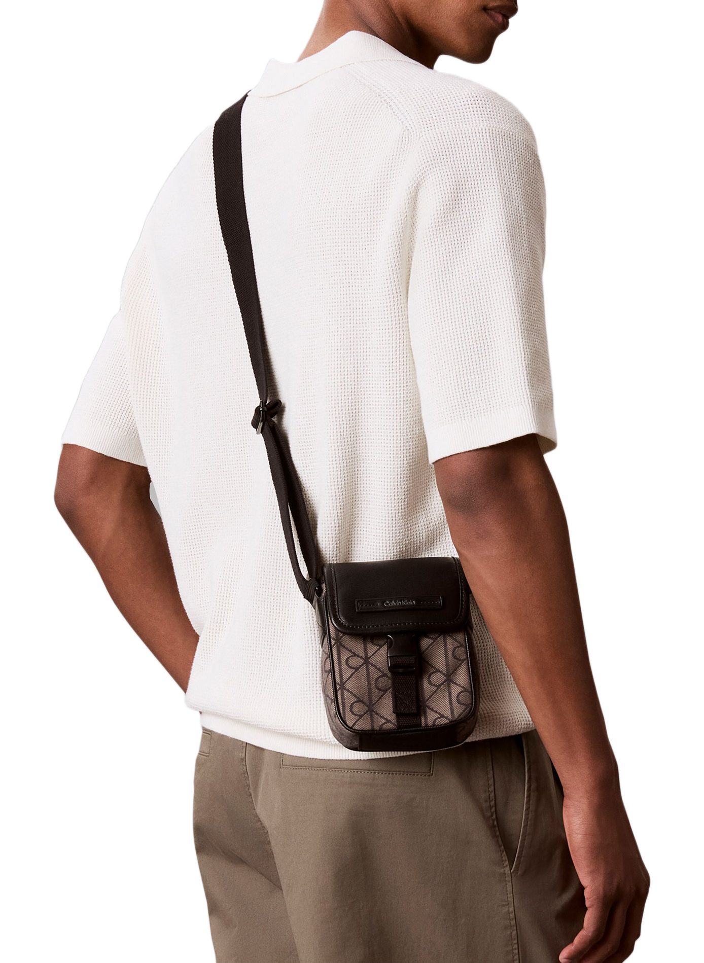 Crossbody bag with logo print CALVIN KLEIN Multicolour