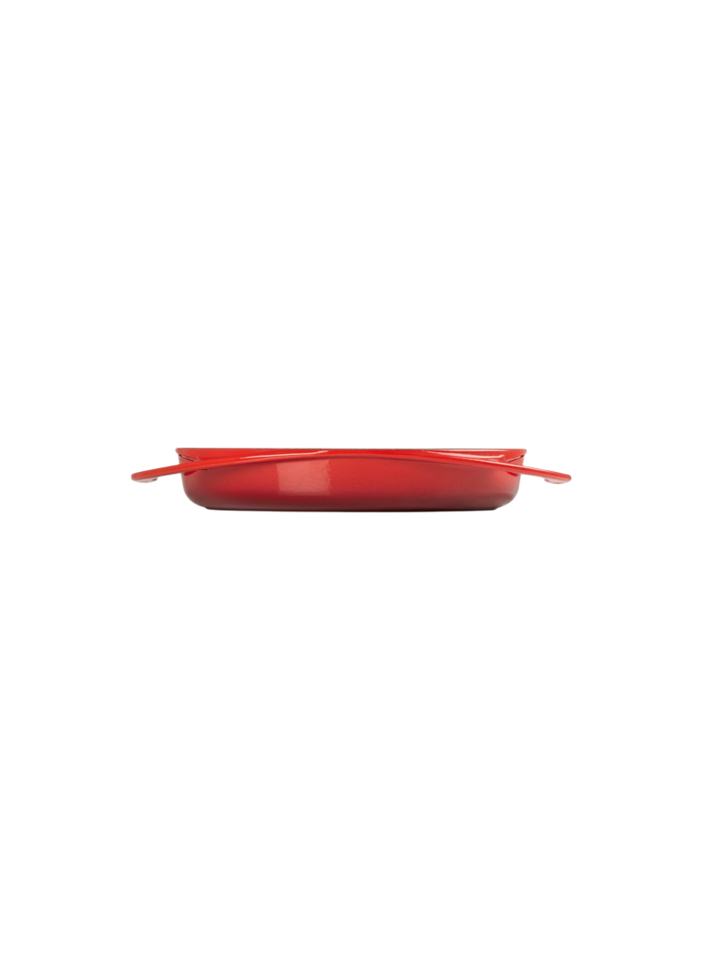 Tortenplatte 28 cm aus emailliertem Gusseisen LE CREUSET Rot