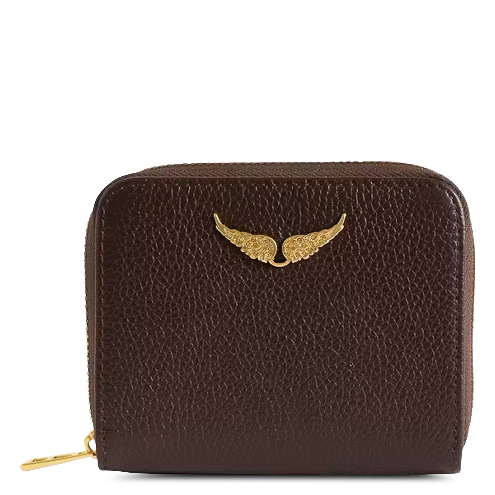 Portefeuille en cuir mini zv  Brownie