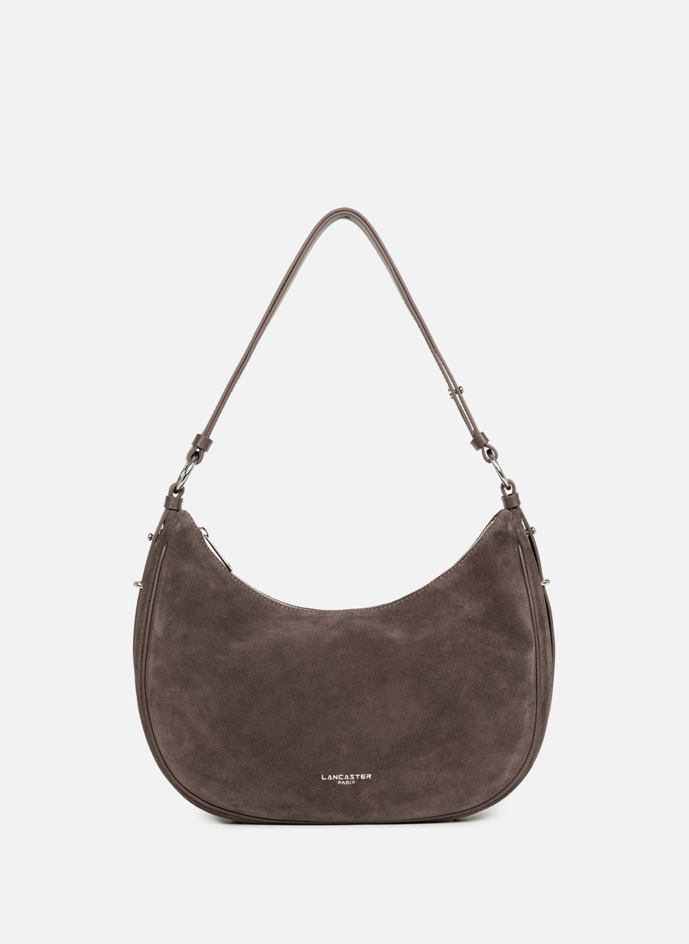 Grand sac besace - suède it LANCASTER Marron
