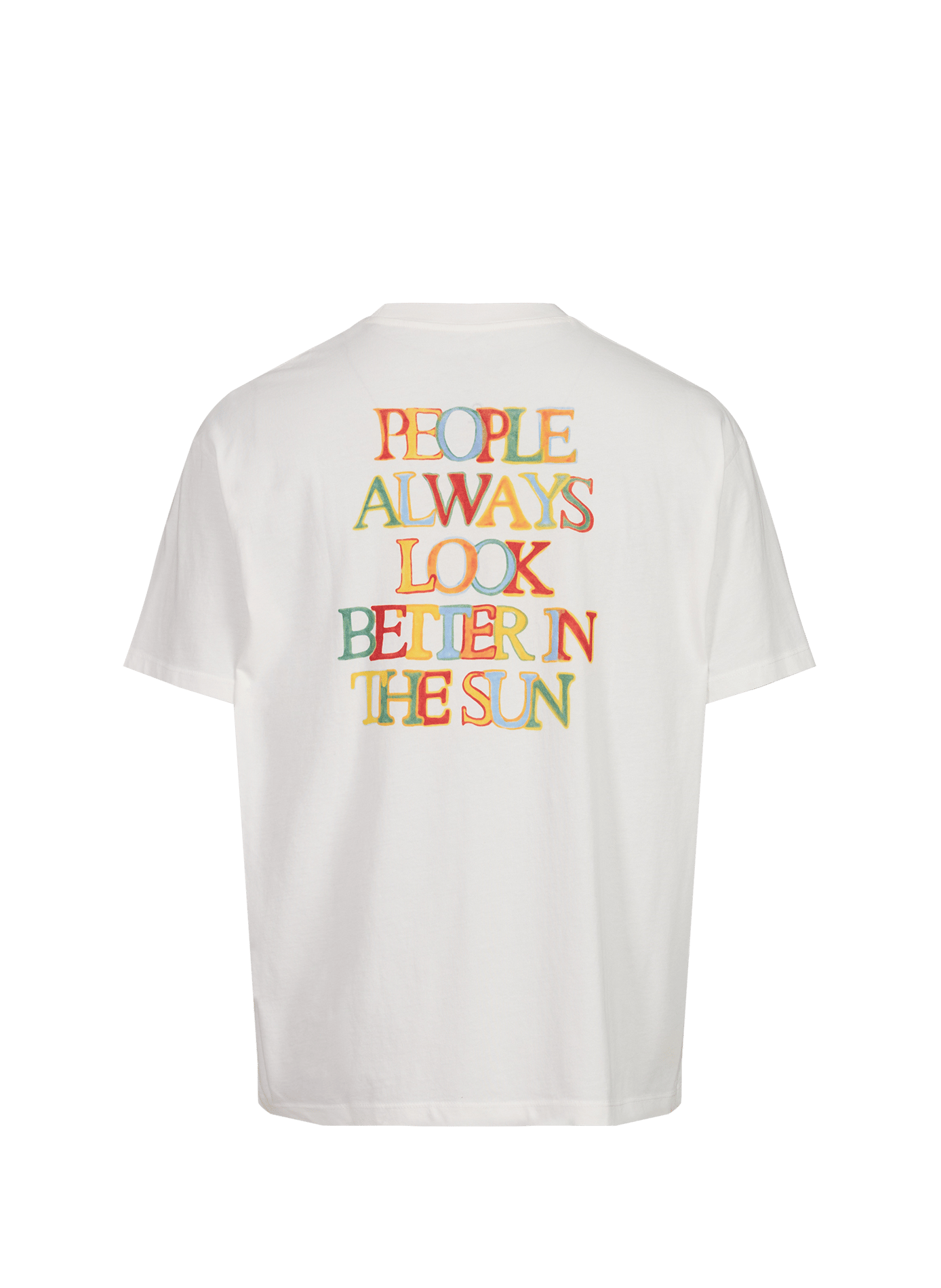 Printed cotton Aaron T-shirt THINKING MU White
