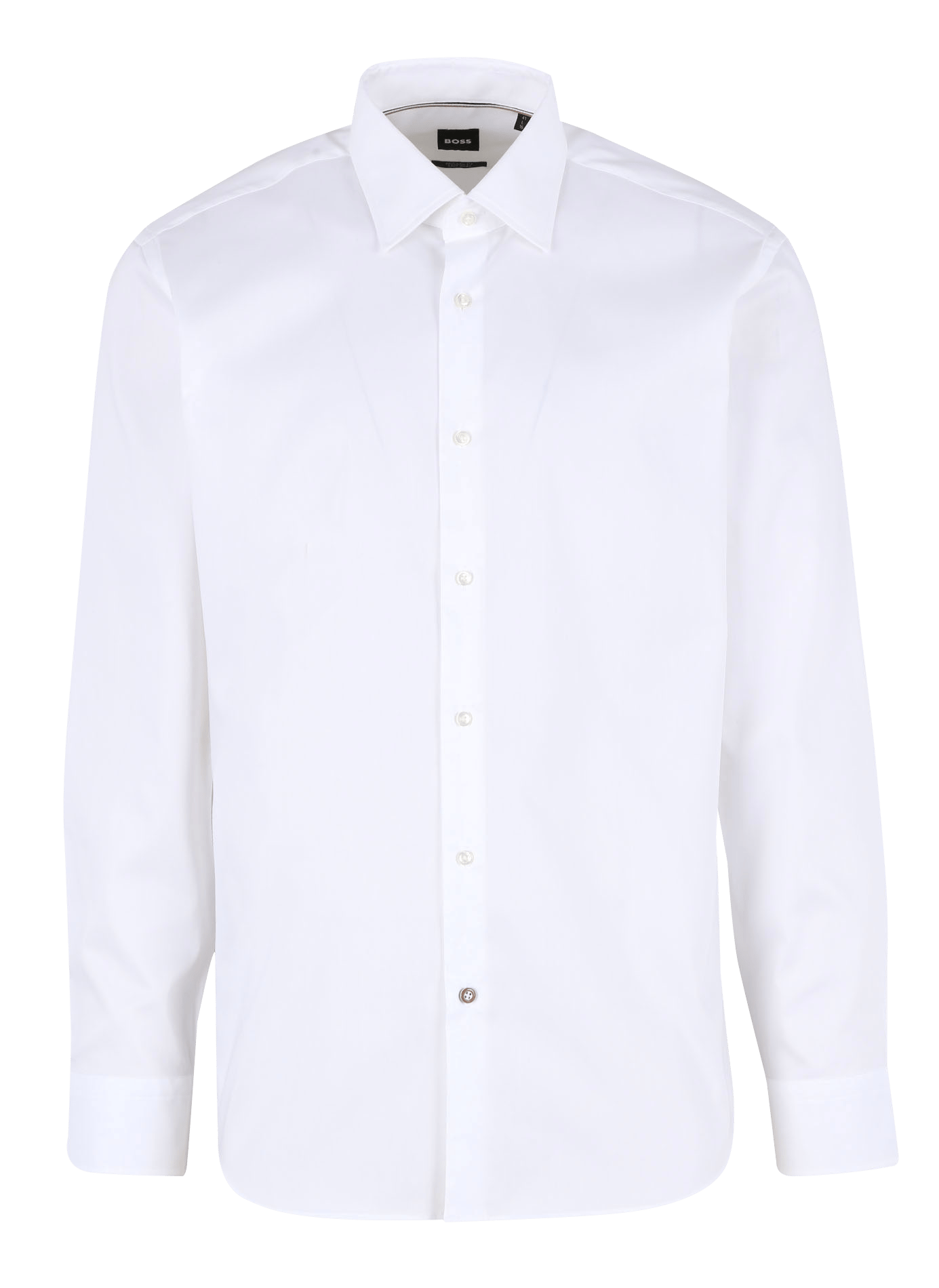 Chemise col classique regular-fit en coton BOSS Blanc