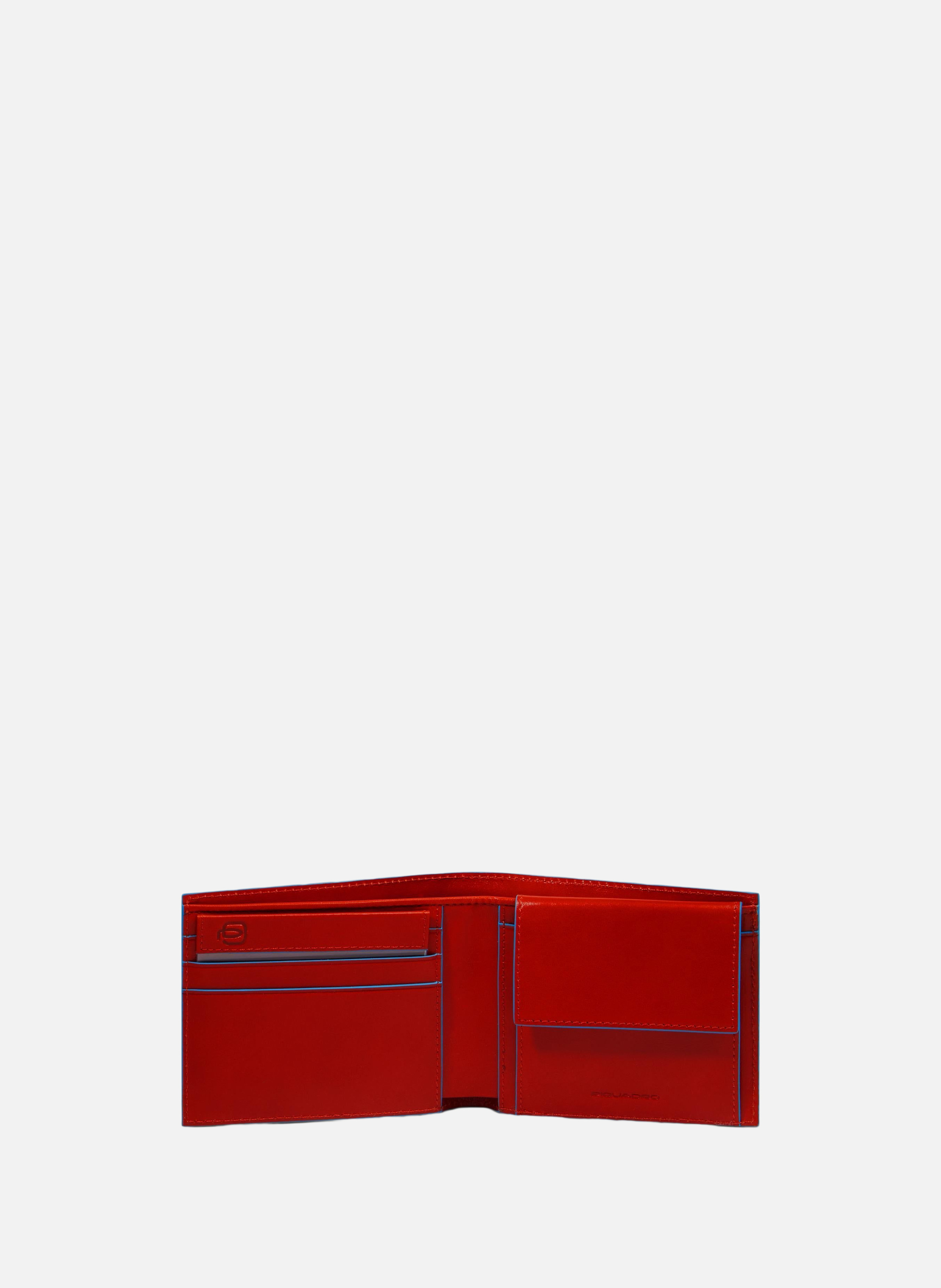 Portefeuille homme avec porte-monnaie PIQUADRO Marron
