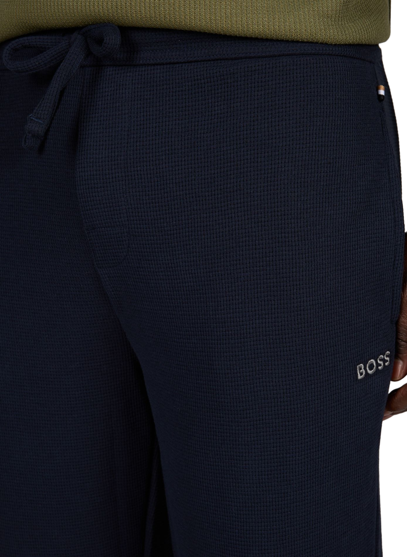 Joggingbroek van gemengd katoen BOSS Blauw
