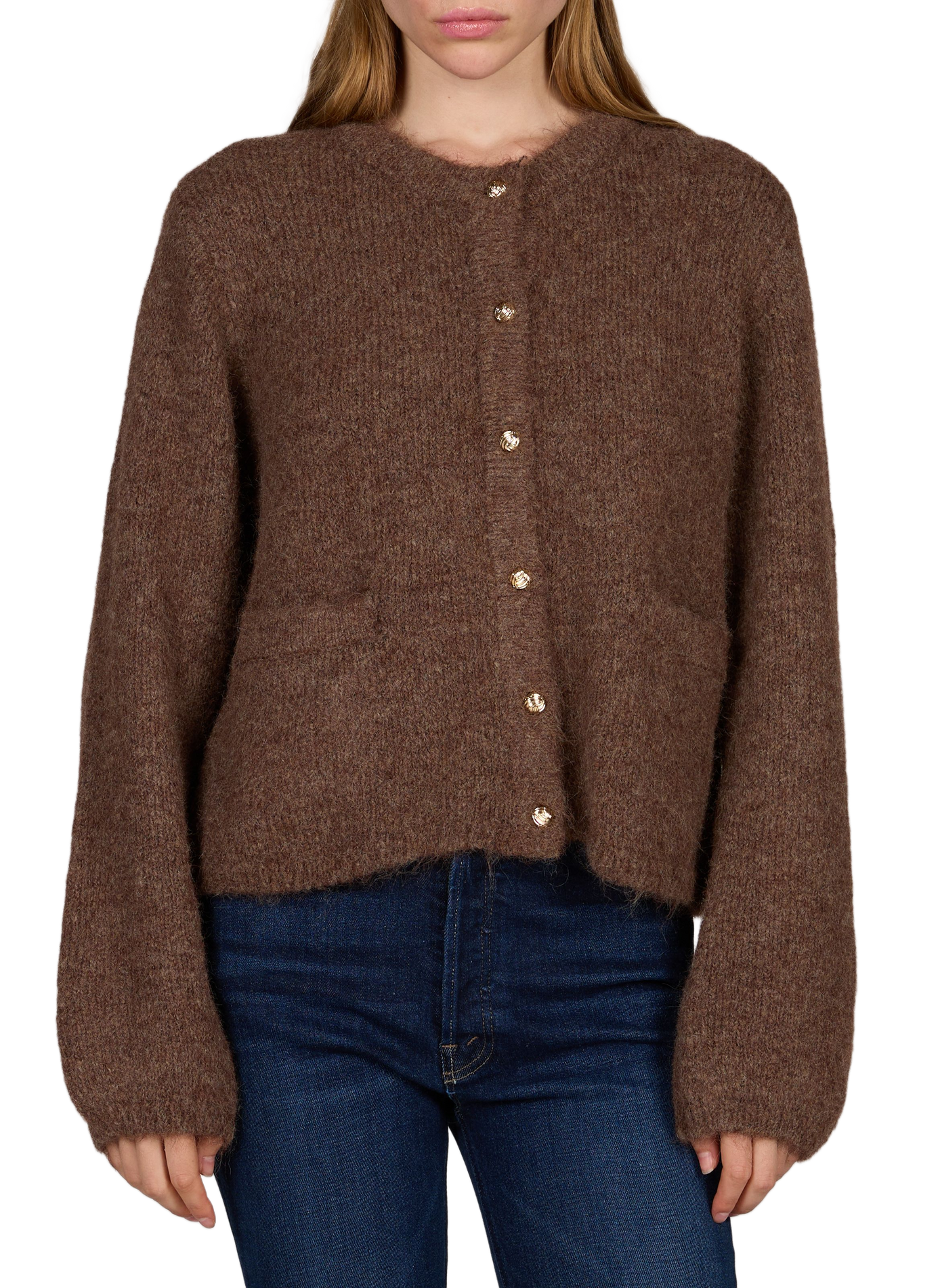 Weiter Cardigan OBJECT Braun