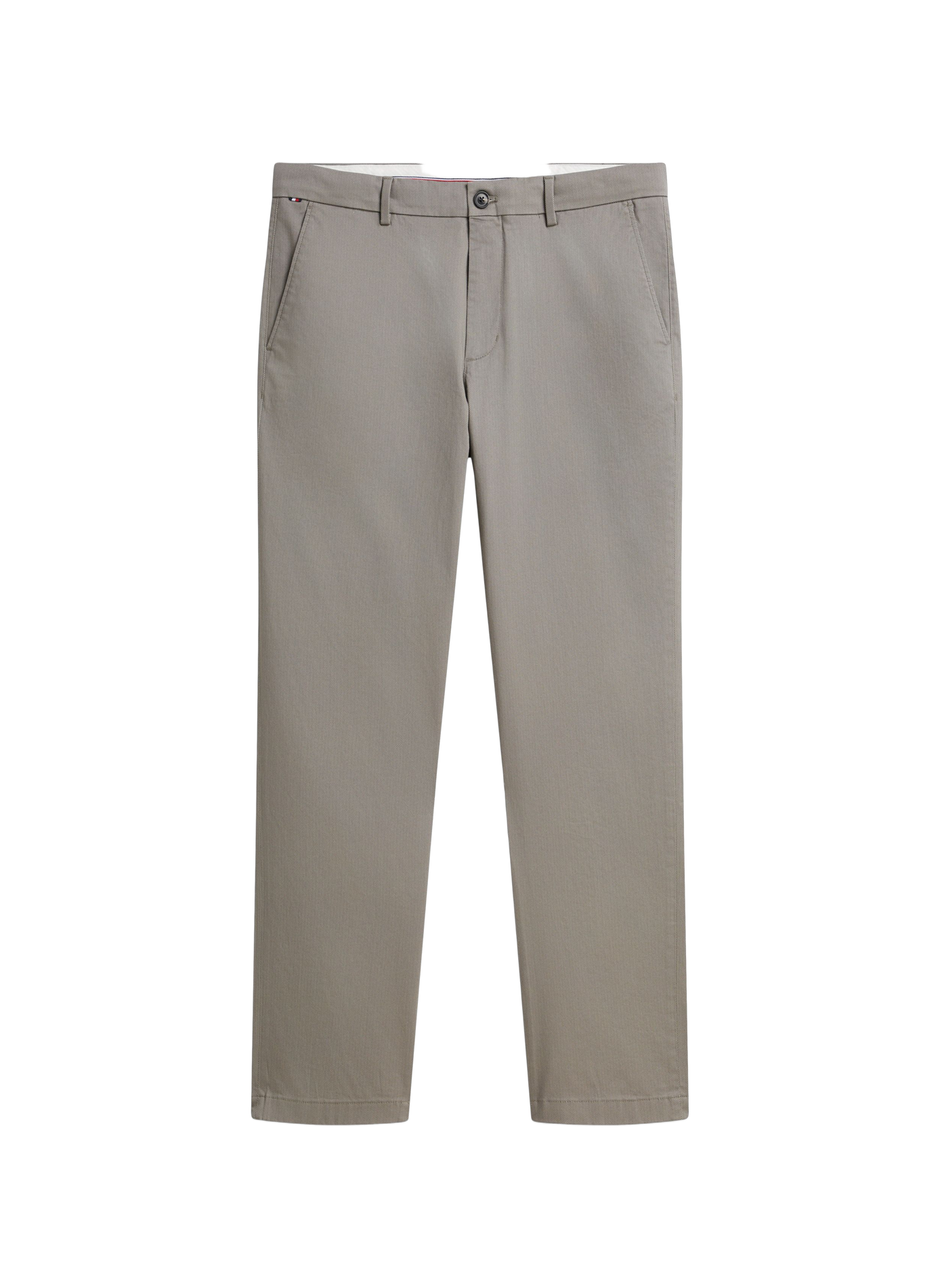Chino-Slim-Fit-Hose Denton aus Baumwollmischung TOMMY HILFIGER Grau