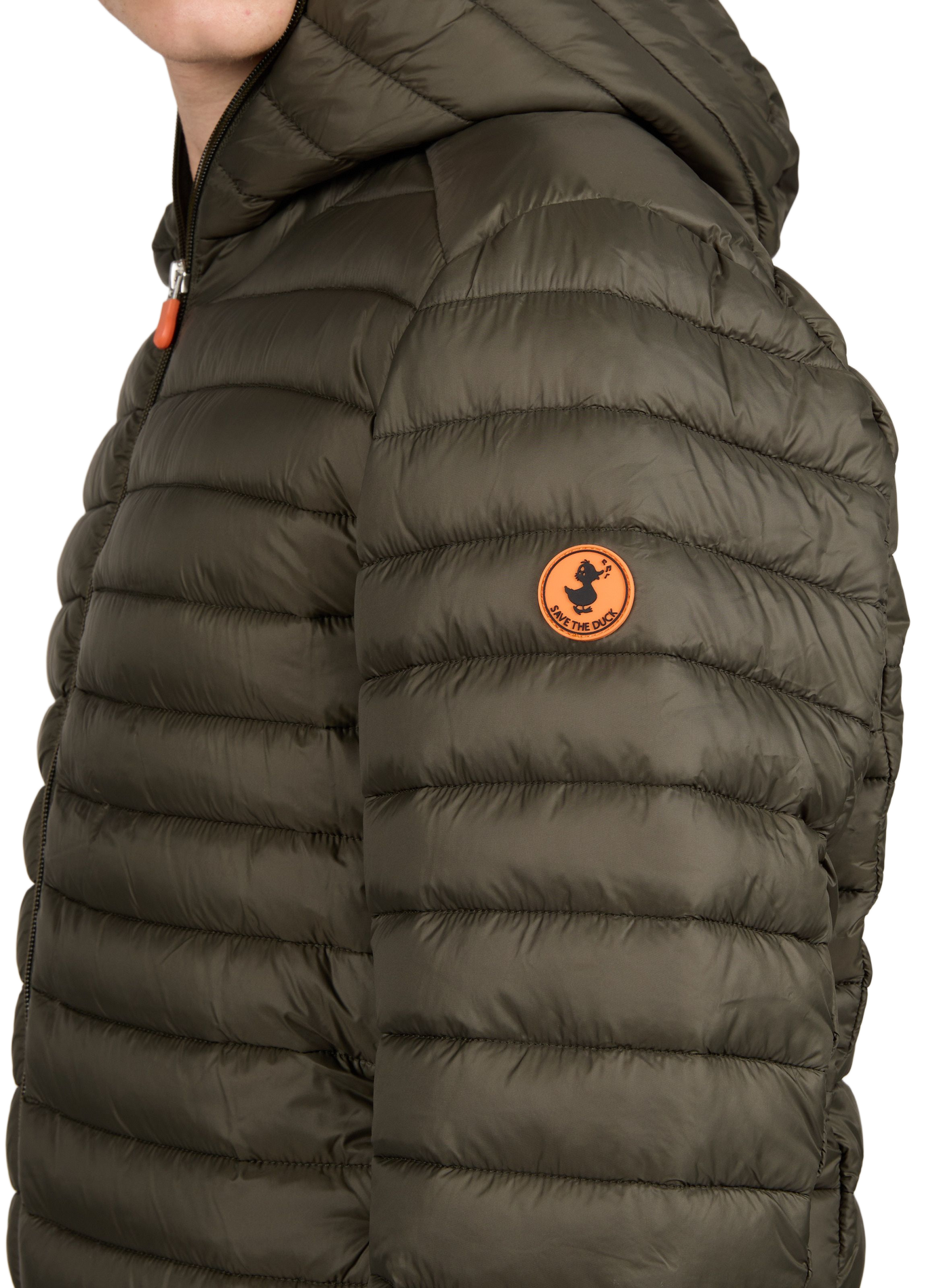 Padded Oversized Donald Puffer Coat SAVE THE DUCK Khaki