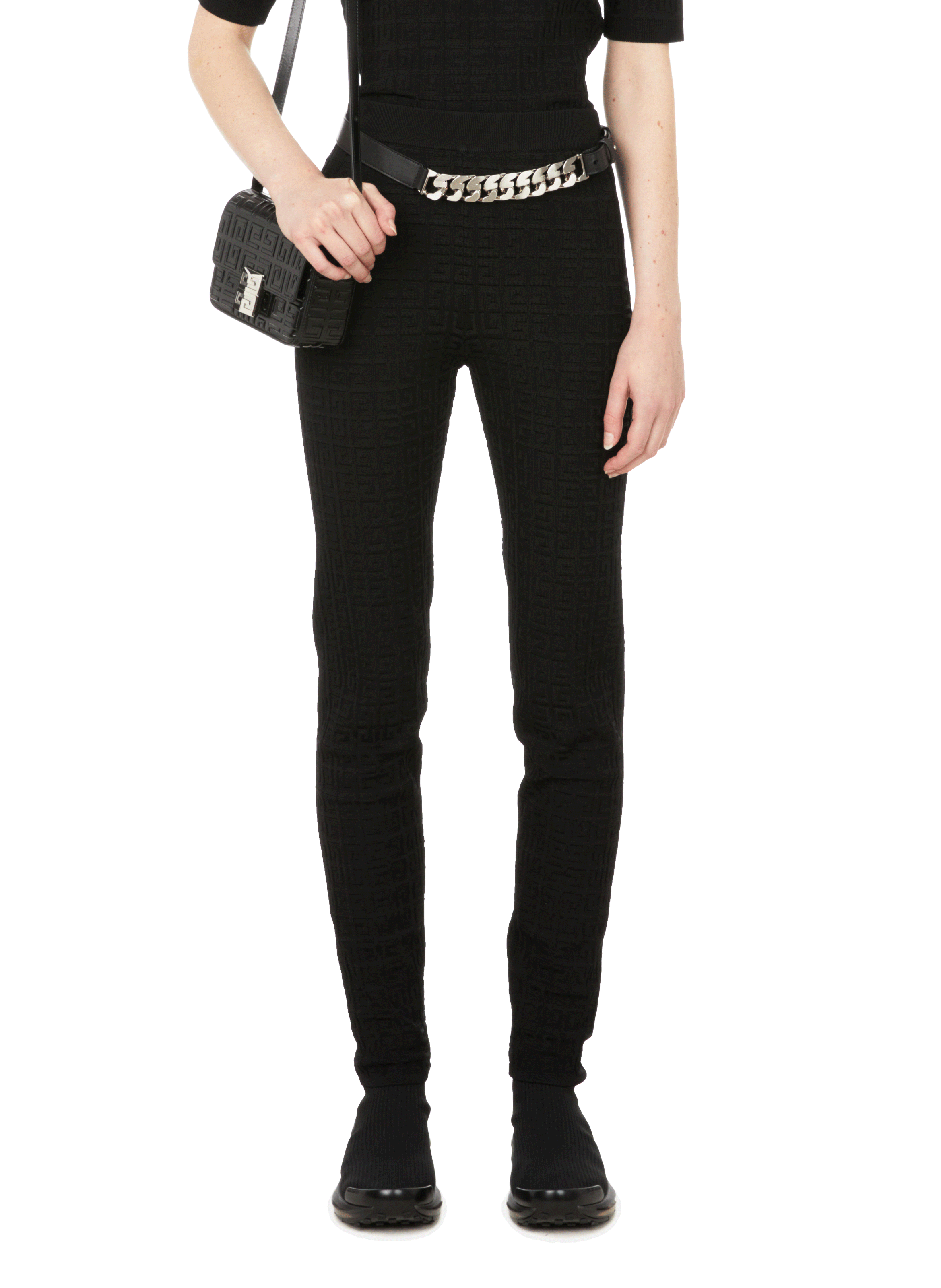 All-over monogram leggings GIVENCHY Black