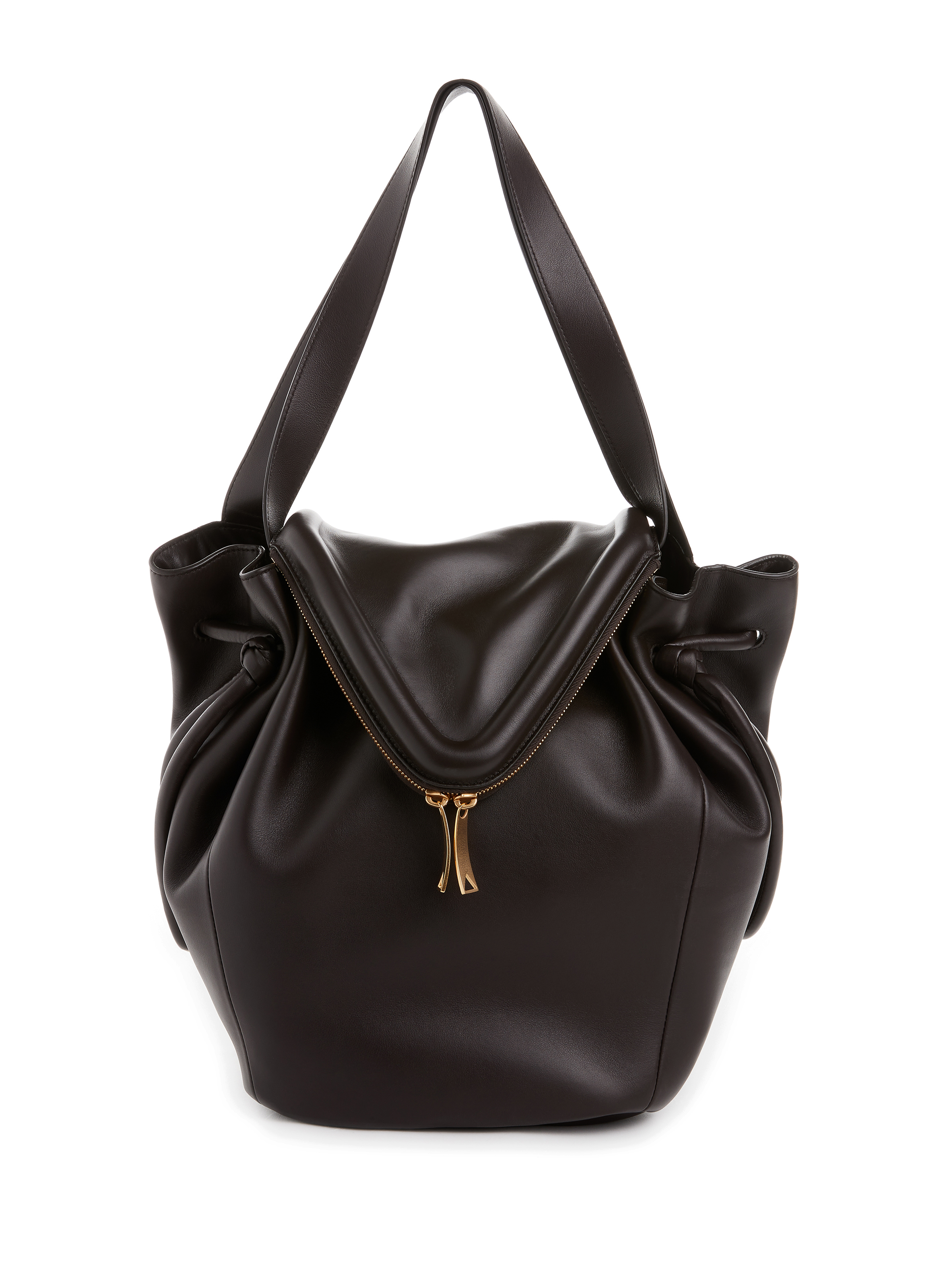 BOTTEGA VENETA Beak handbag Brown