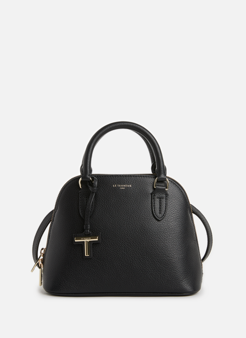 Kleine Gisèle-Modellhandtasche aus schwarzem LederLE TANNEUR 