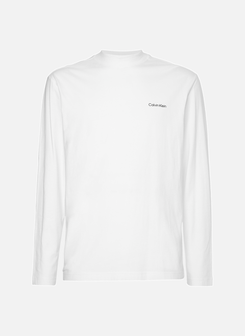 T-shirt manches longues en coton WhiteCALVIN KLEIN 