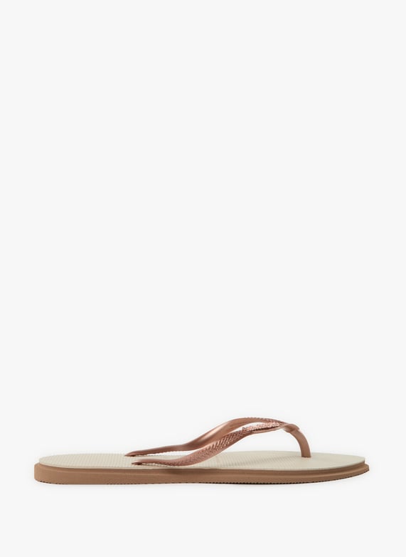 Slim flip flops Beige Havaianas Women