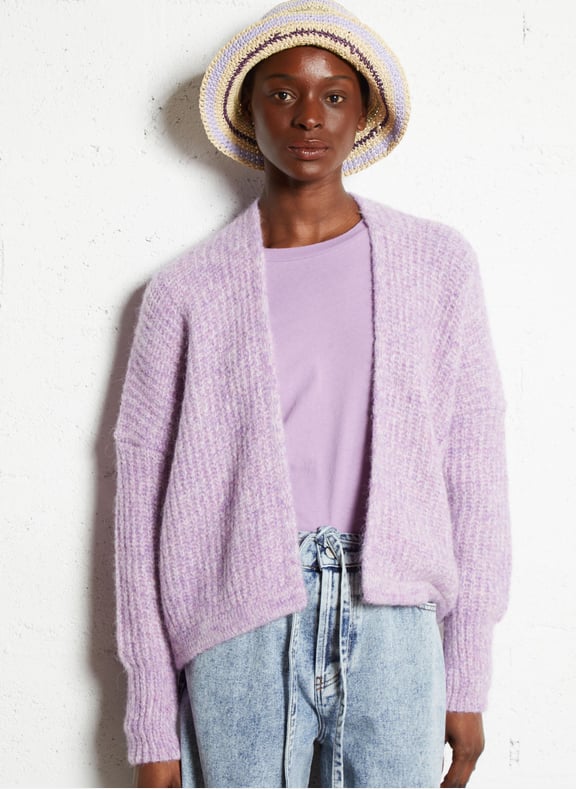 Gilet east Violet by AMERICAN VINTAGE AMERICAN VINTAGE Gilet east Violet