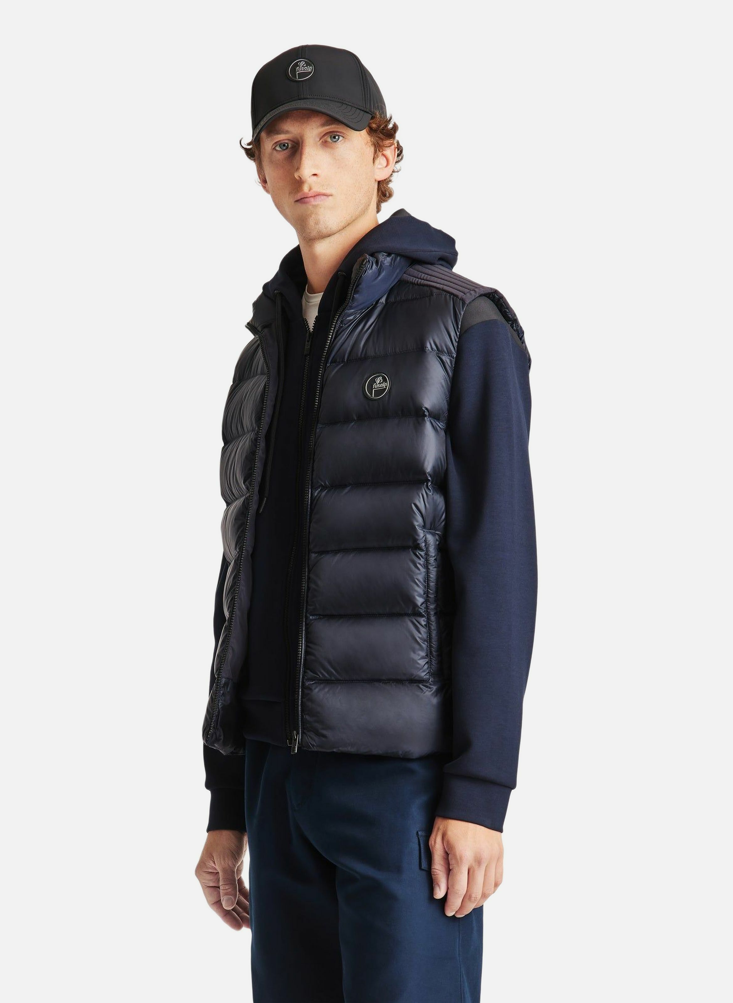 Doudoune sans manches gorvone col montant coupe regular FUSALP Bleu