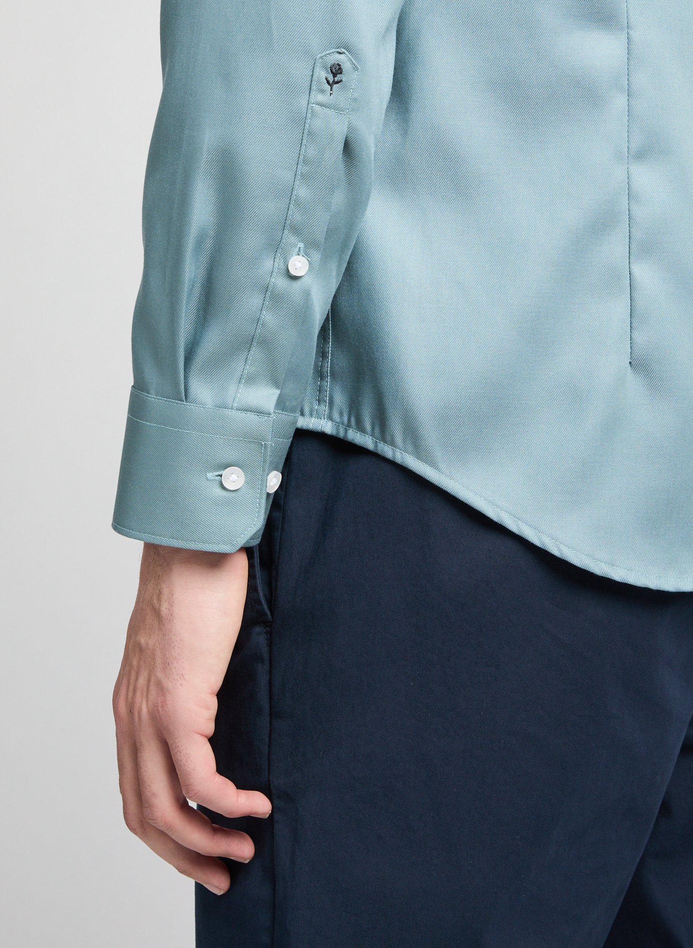 Chemise slim sans repassage SEIDENSTICKER Vert