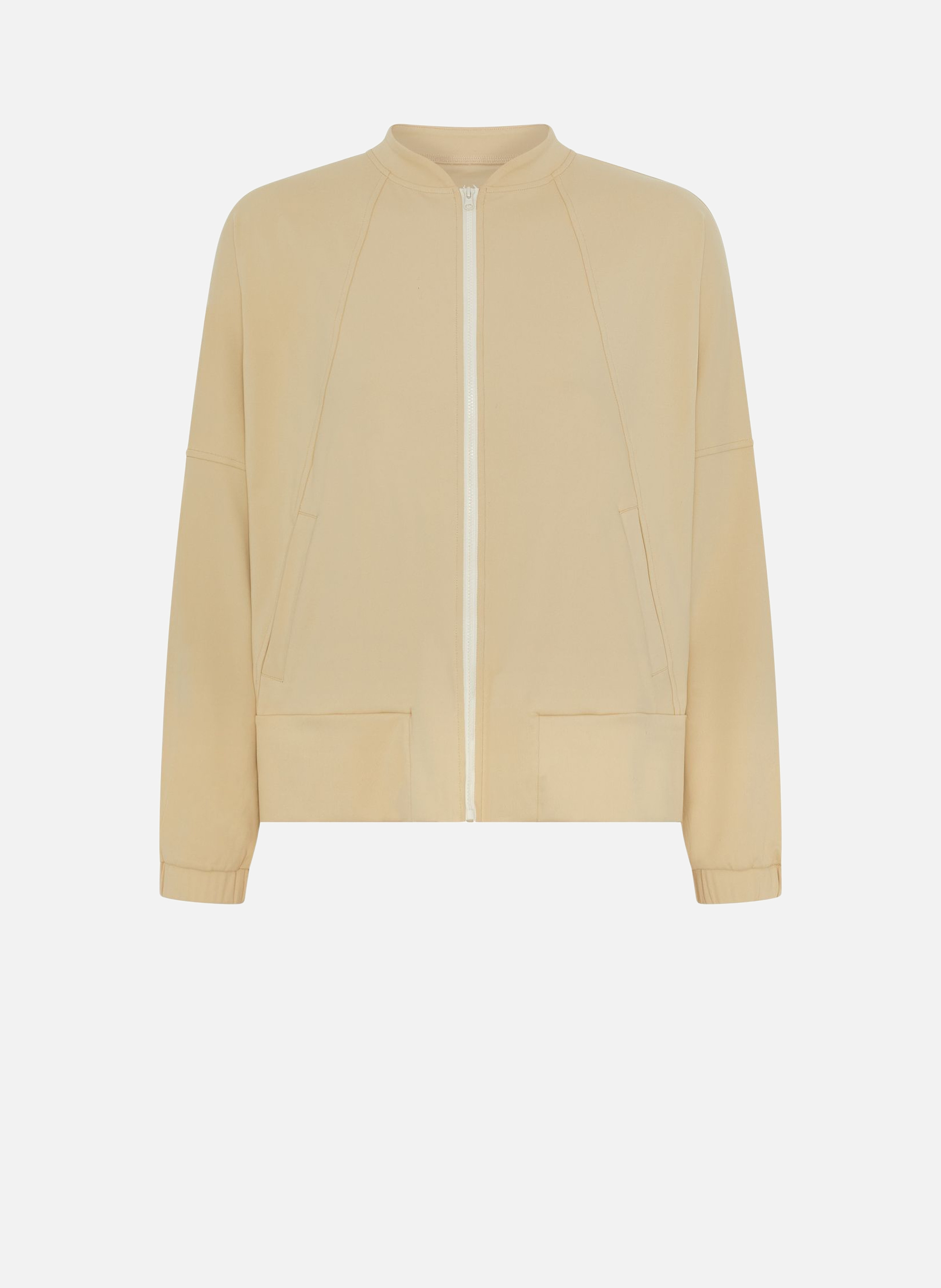 Veste de sport zippée performance athleisure leila BeigeBORN LIVING YOGA