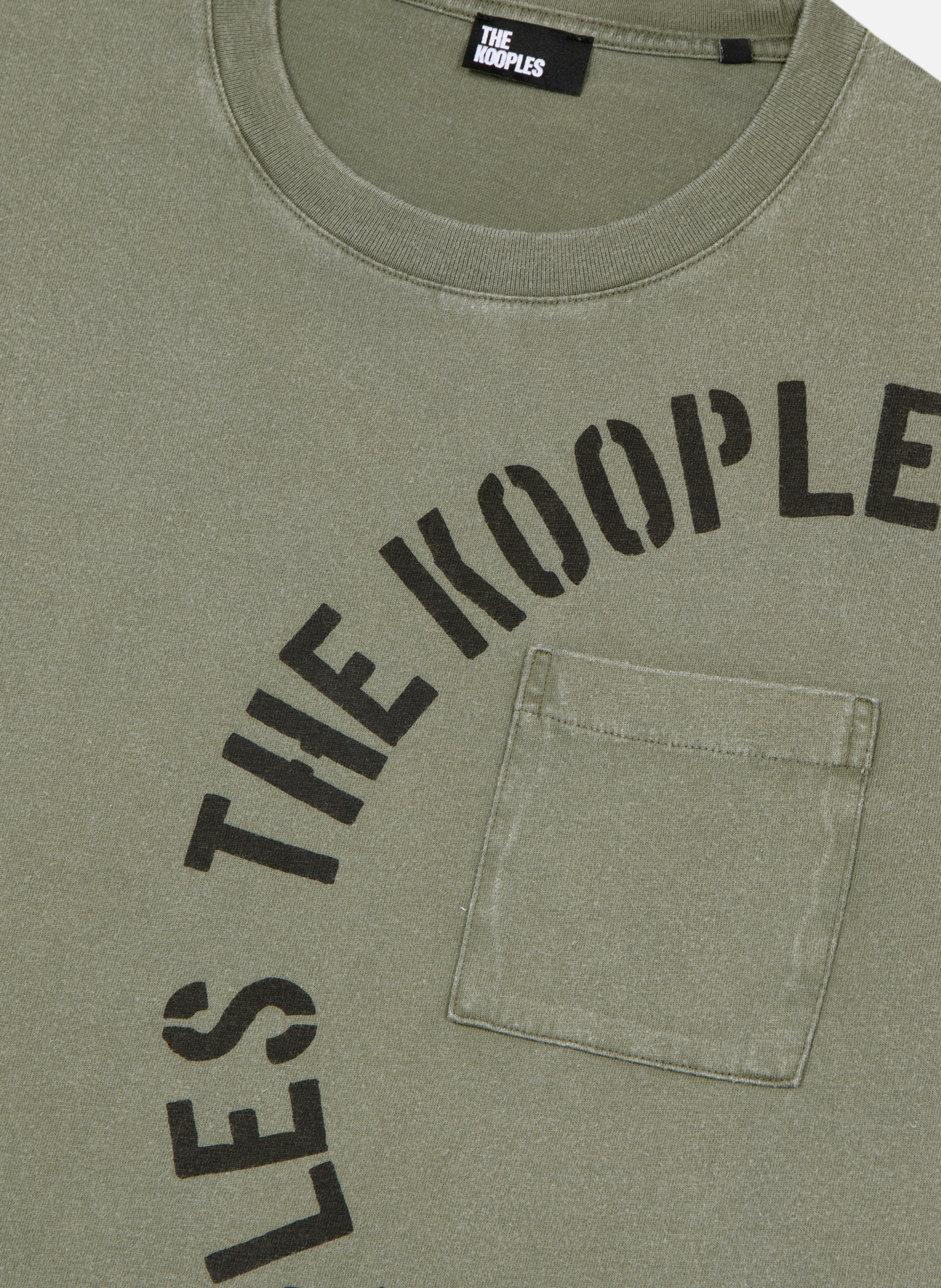 T-shirt avec sérigraphie THE KOOPLES Vert